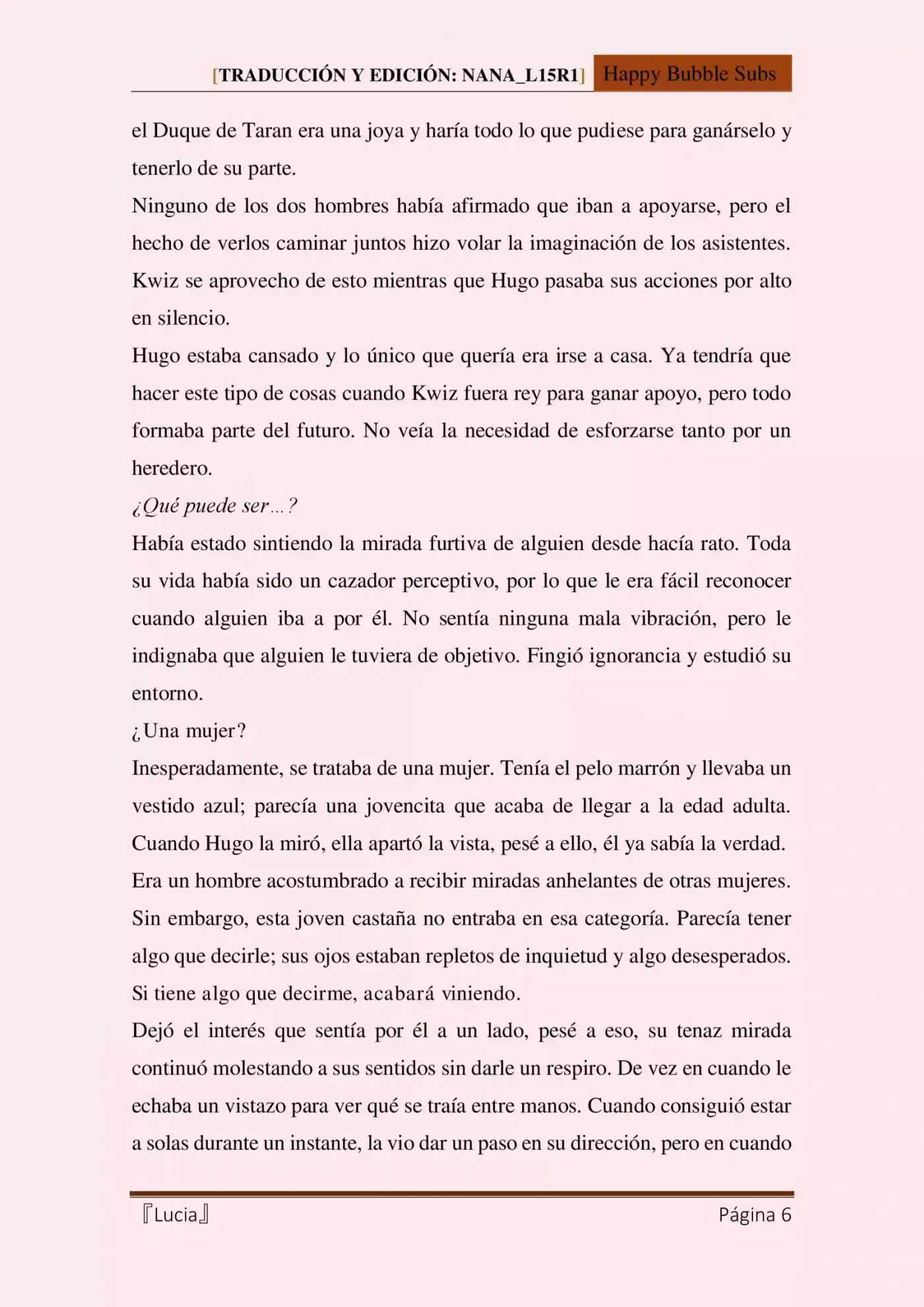 Lucia (Novela) - Capítulo 2 - Página 6 - LectorTMOo