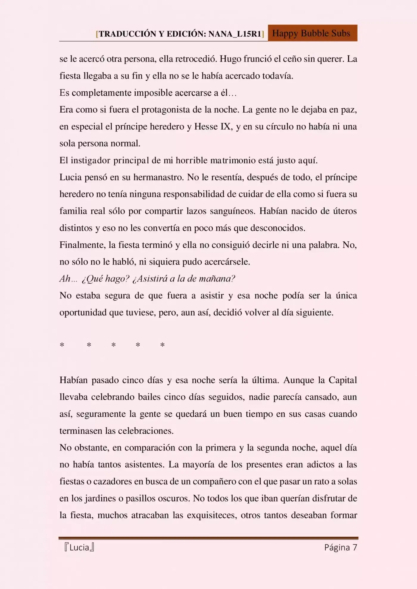 Lucia (Novela) - Capítulo 2 - Página 7 - LectorTMOo