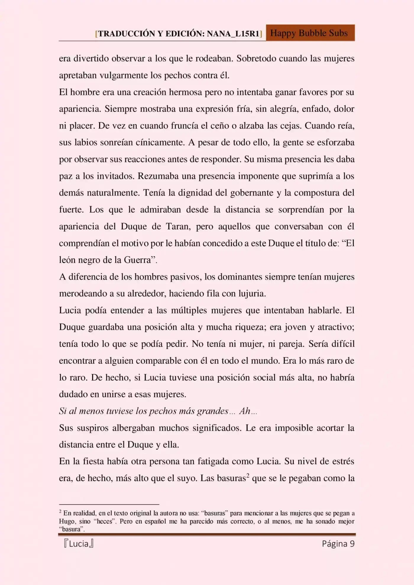 Lucia (Novela) - Capítulo 2 - Página 9 - LectorTMOo