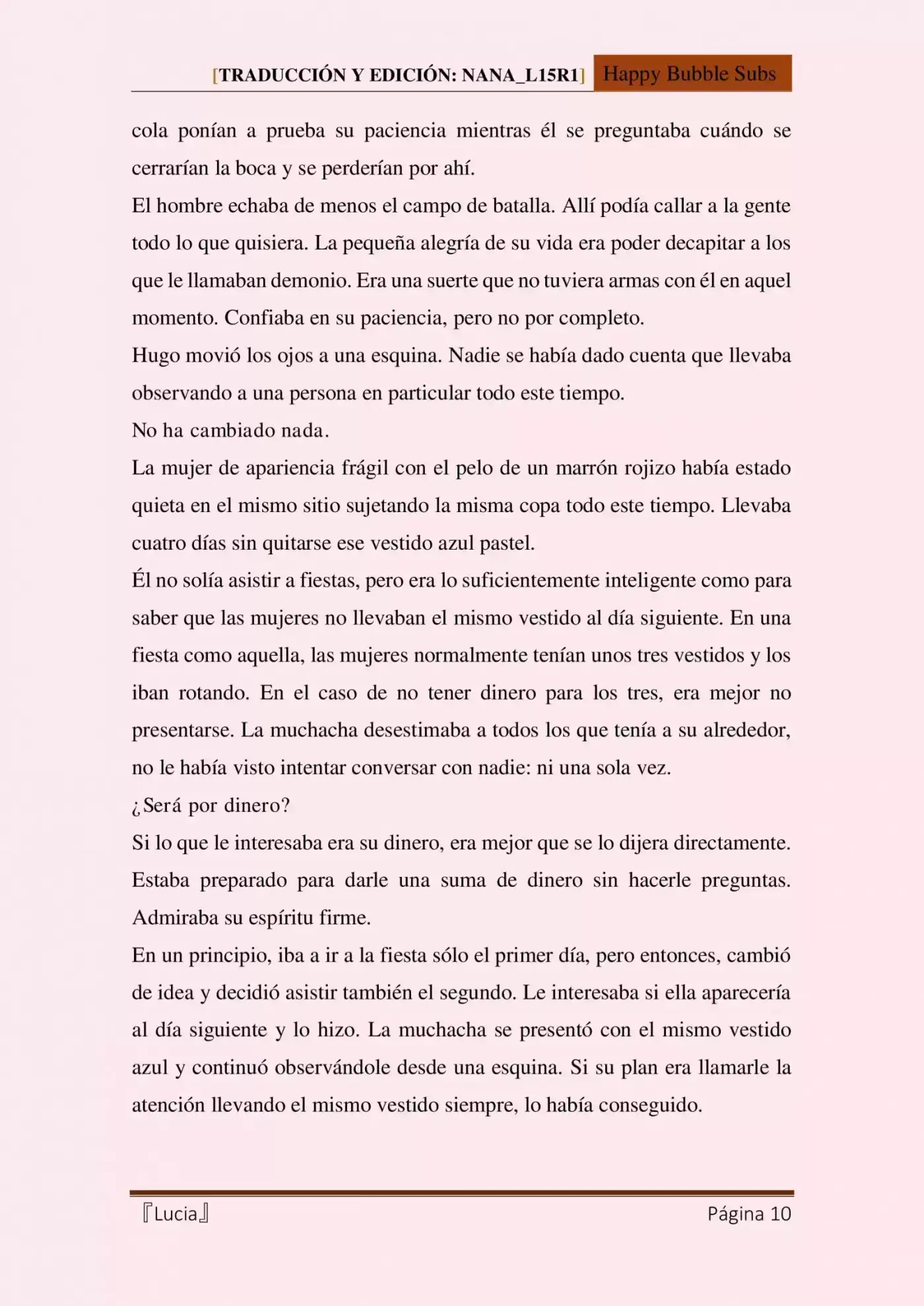 Lucia (Novela) - Capítulo 2 - Página 10 - LectorTMOo
