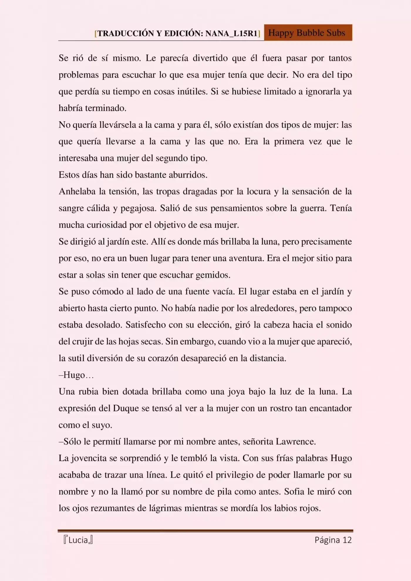 Lucia (Novela) - Capítulo 2 - Página 12 - LectorTMOo