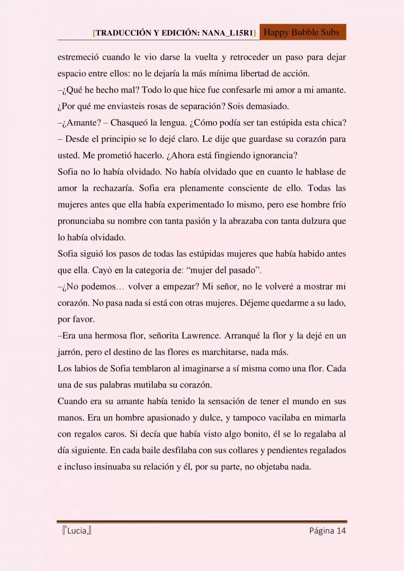 Lucia (Novela) - Capítulo 2 - Página 14 - LectorTMOo