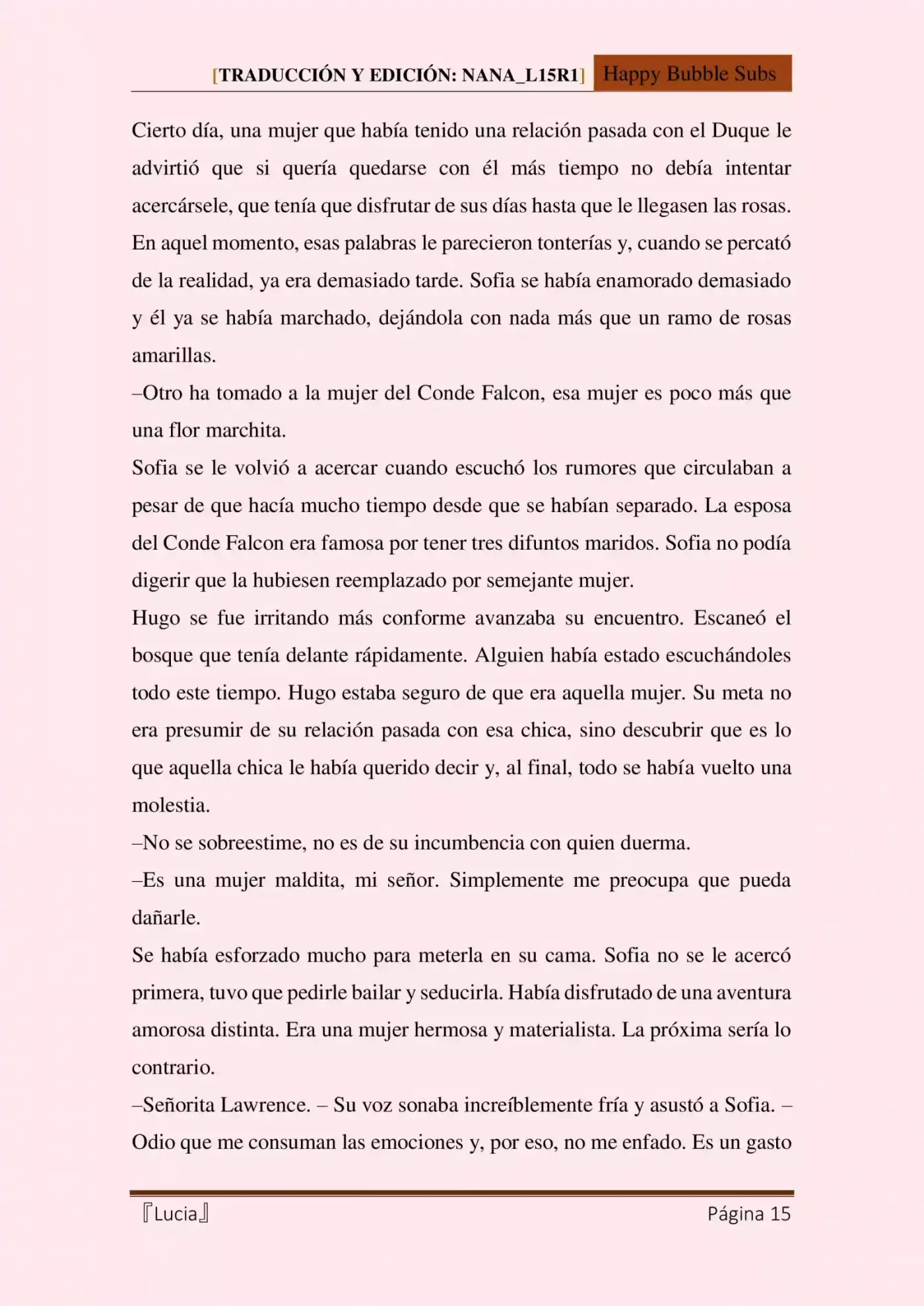 Lucia (Novela) - Capítulo 2 - Página 15 - LectorTMOo