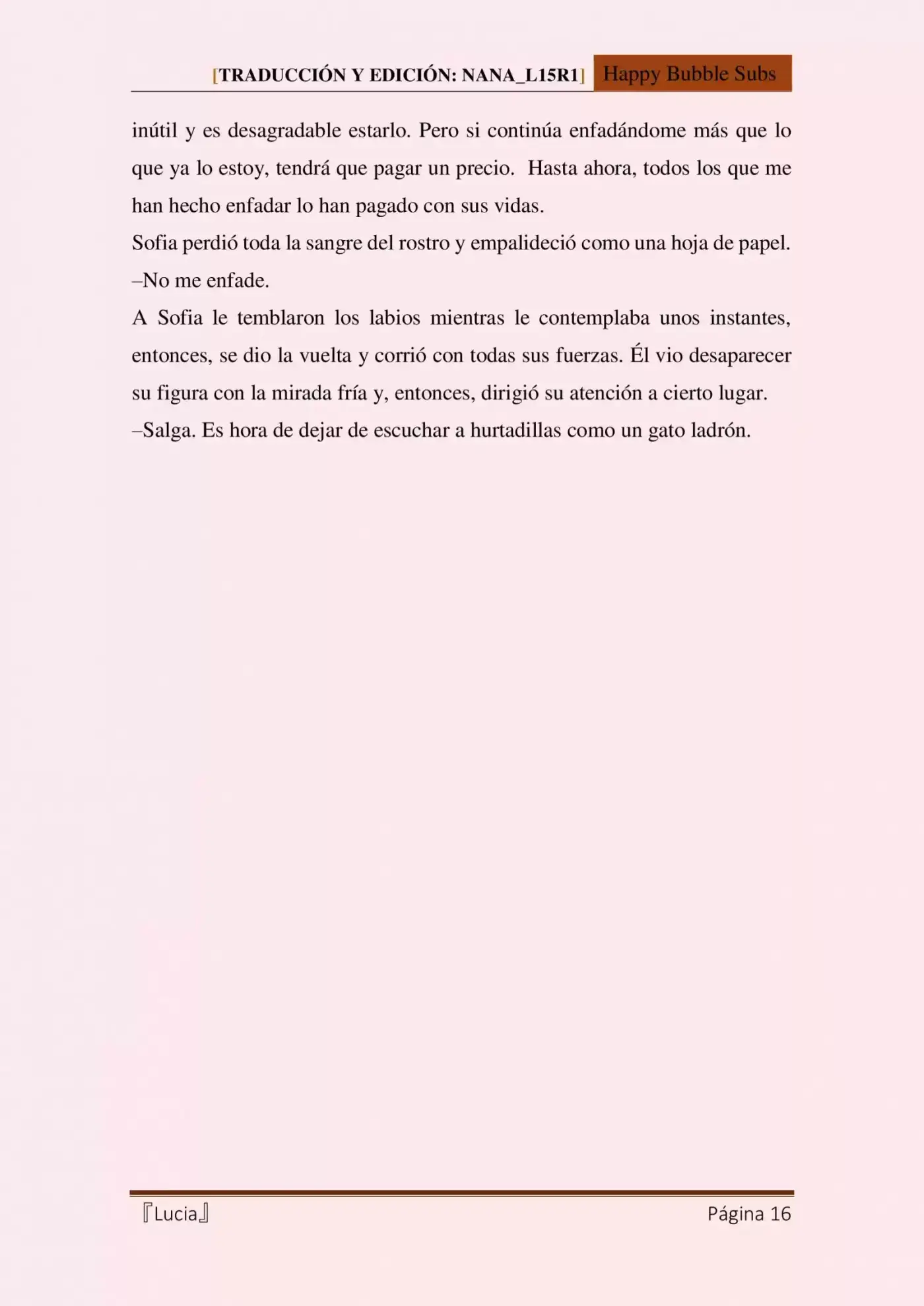 Lucia (Novela) - Capítulo 2 - Página 16 - LectorTMOo