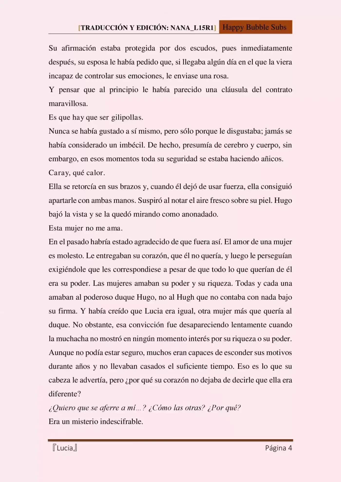 Lucia (Novela) - Capítulo 20 - Página 4 - LectorTMOo