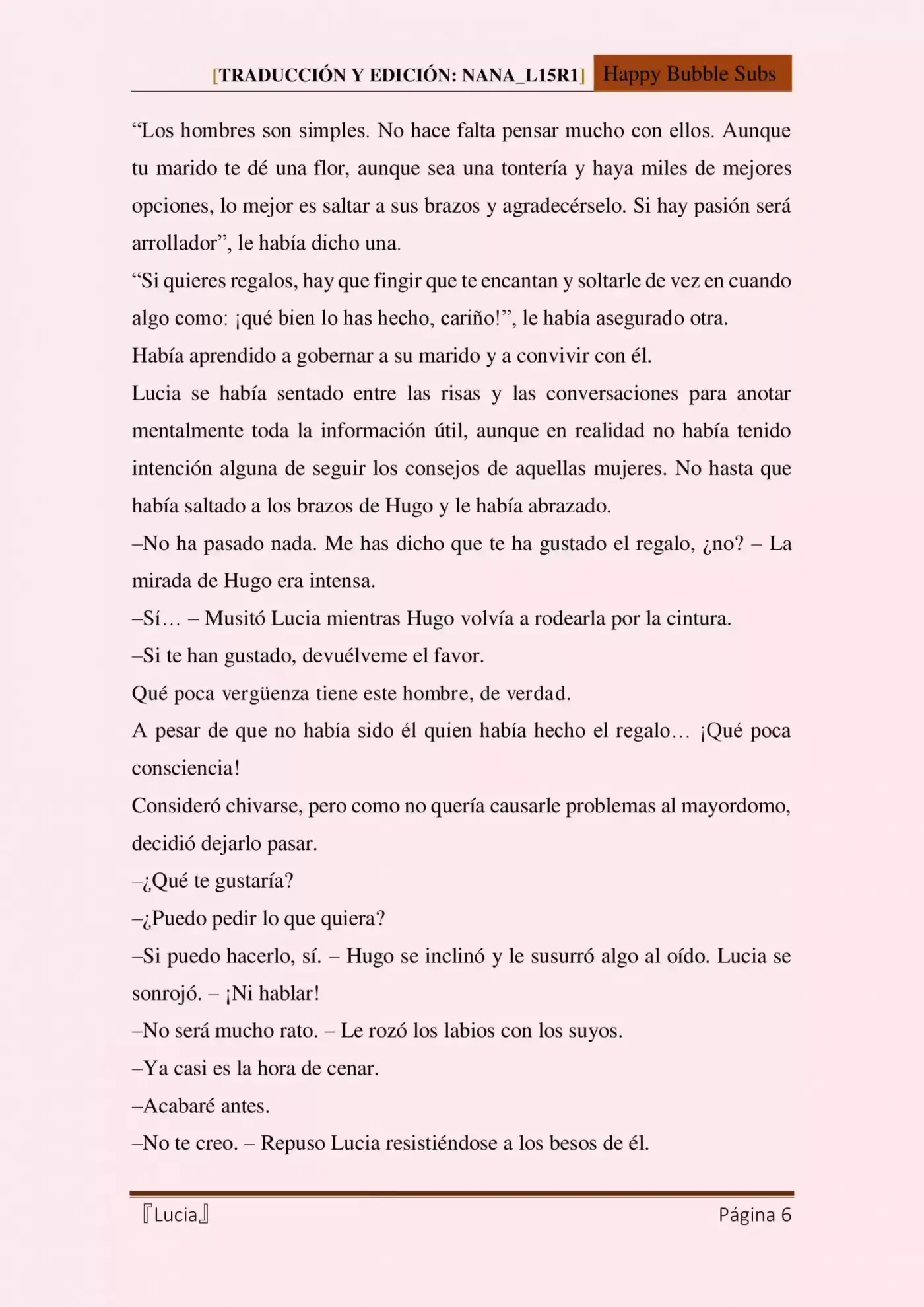 Lucia (Novela) - Capítulo 20 - Página 6 - LectorTMOo