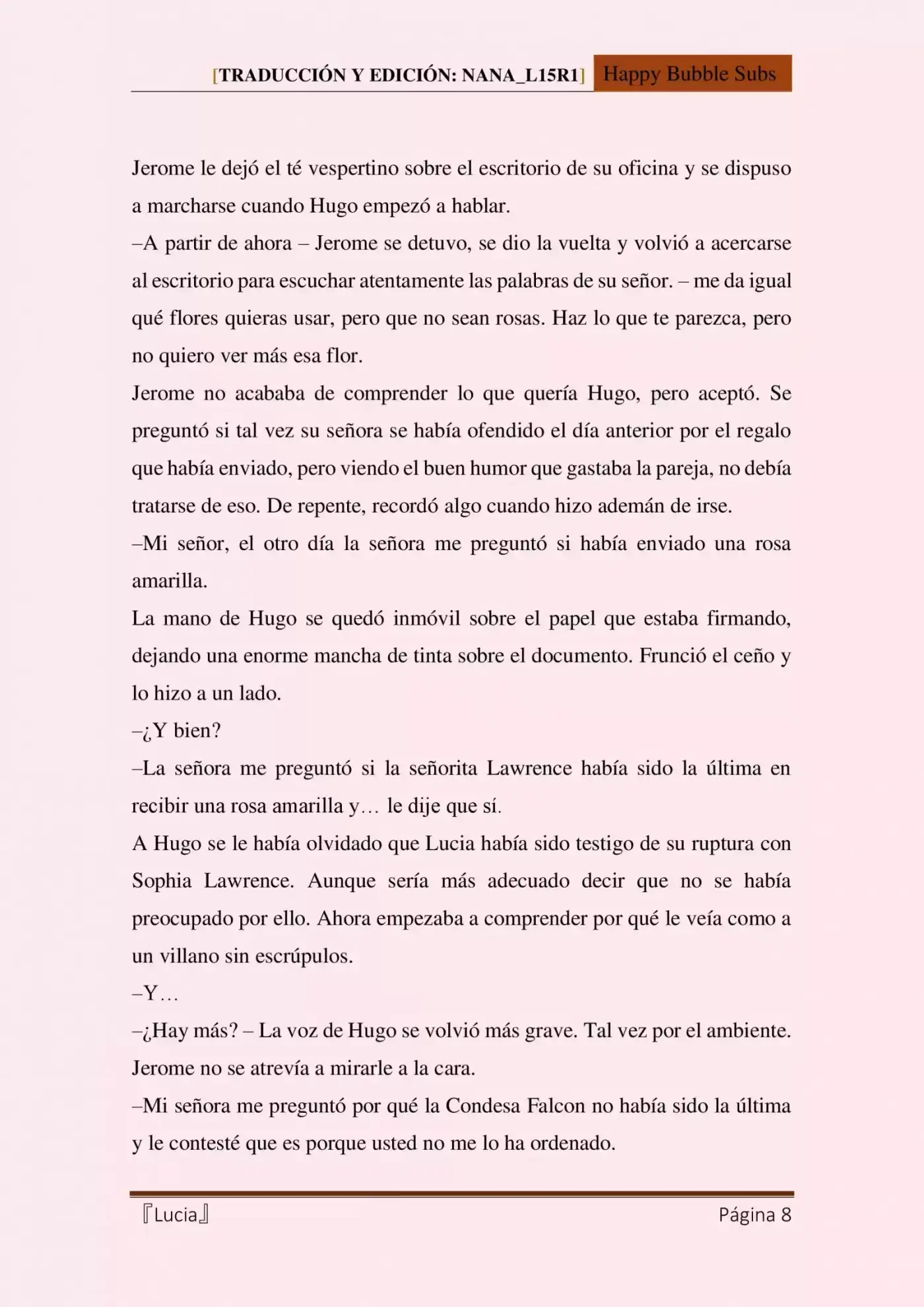 Lucia (Novela) - Capítulo 20 - Página 8 - LectorTMOo