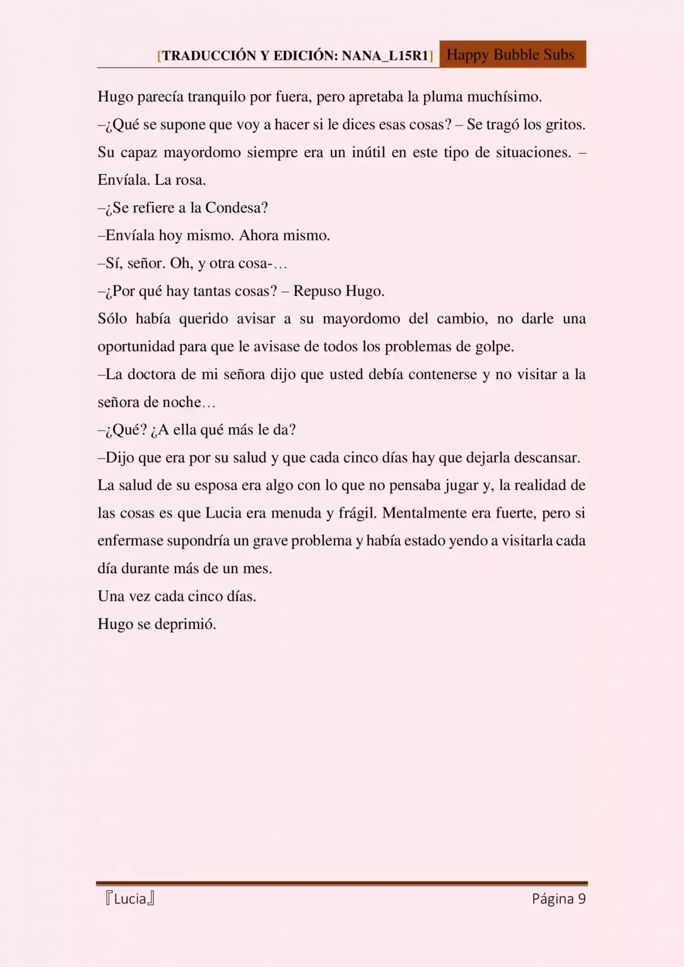 Lucia (Novela) - Capítulo 20 - Página 9 - LectorTMOo