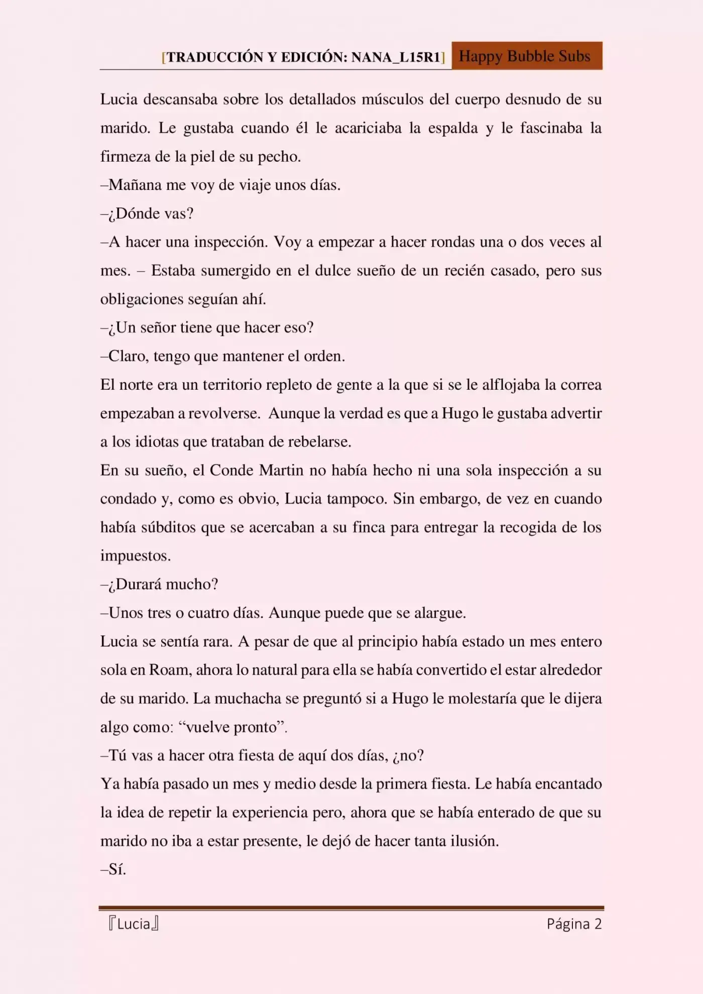 Lucia (Novela) - Capítulo 21 - Página 2 - LectorTMOo