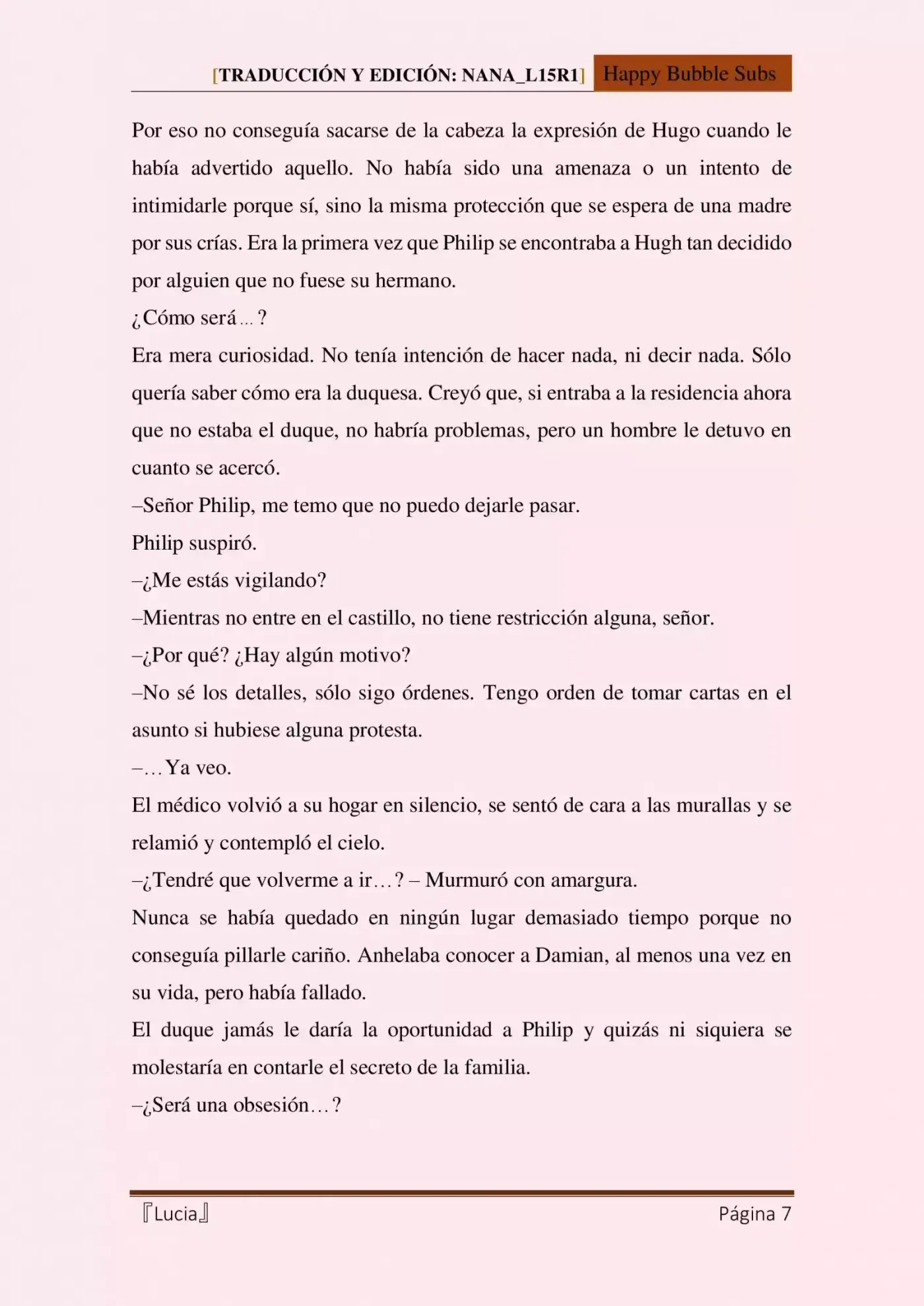 Lucia (Novela) - Capítulo 21 - Página 7 - LectorTMOo