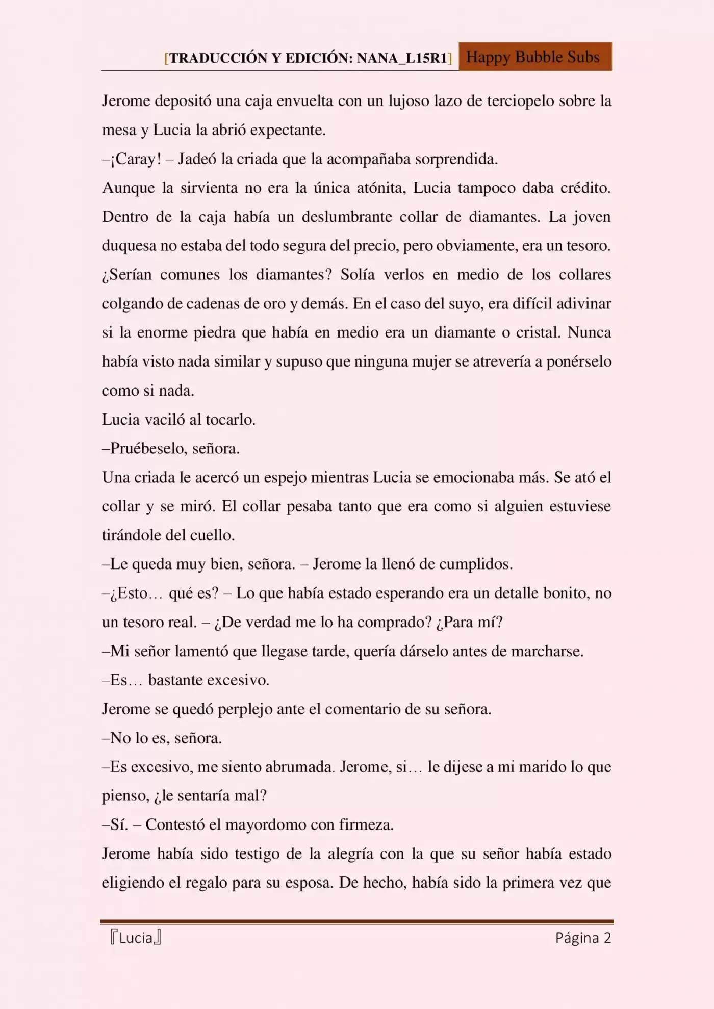 Lucia (Novela) - Capítulo 22 - Página 2 - LectorTMOo