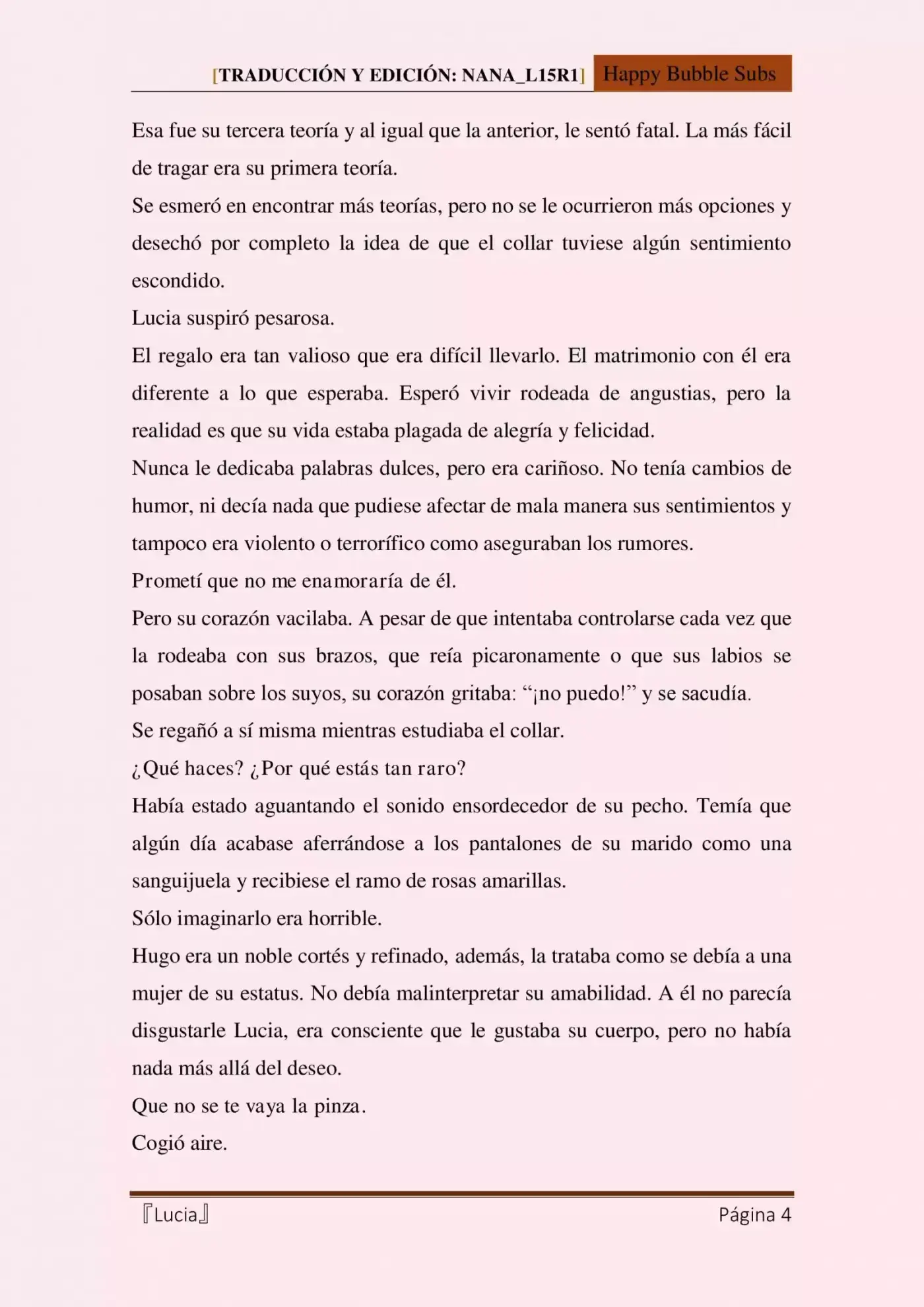 Lucia (Novela) - Capítulo 22 - Página 4 - LectorTMOo