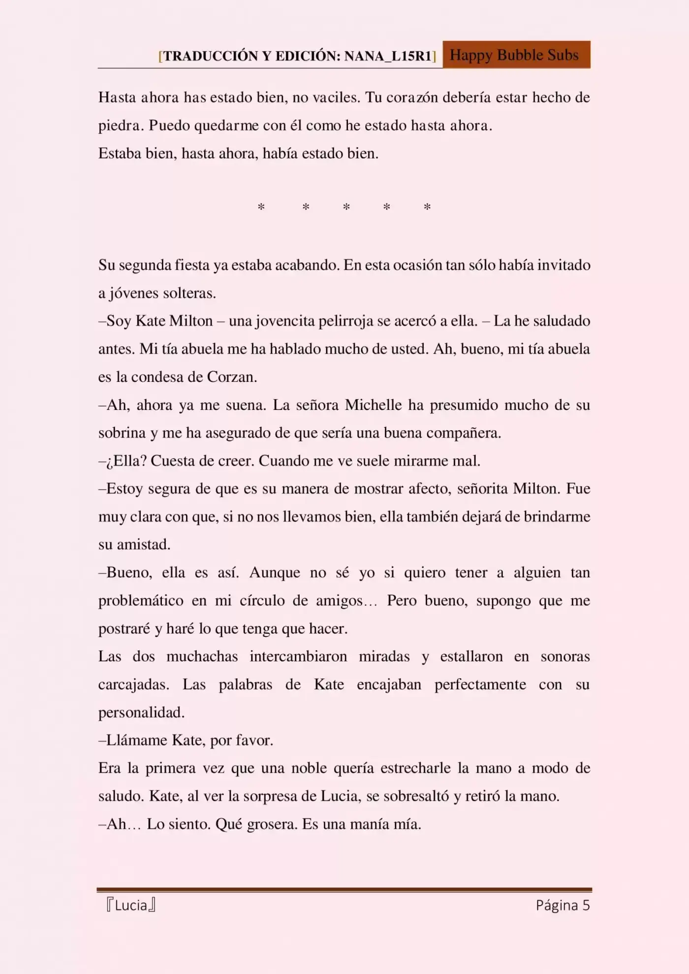 Lucia (Novela) - Capítulo 22 - Página 5 - LectorTMOo