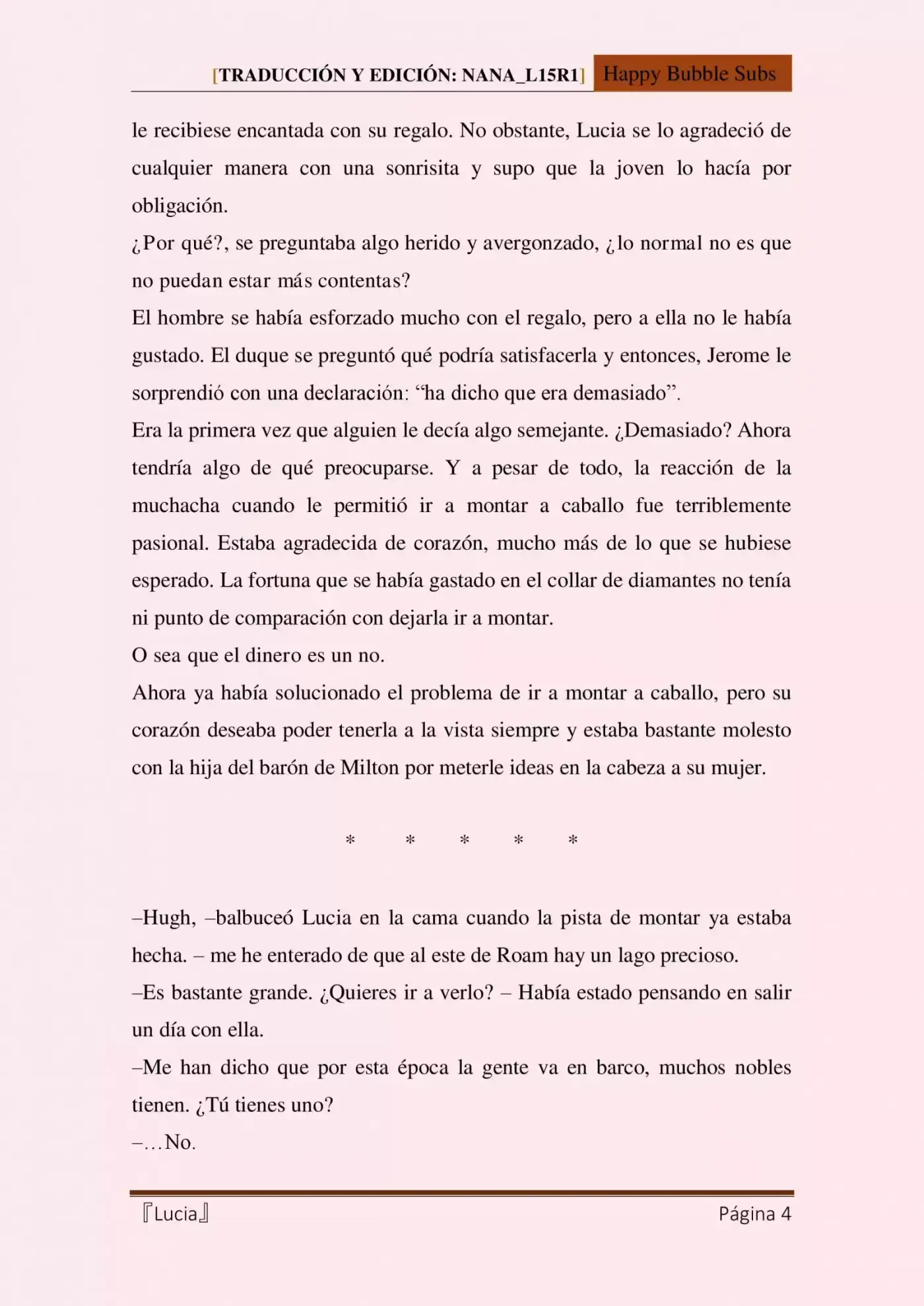 Lucia (Novela) - Capítulo 23 - Página 4 - LectorTMOo
