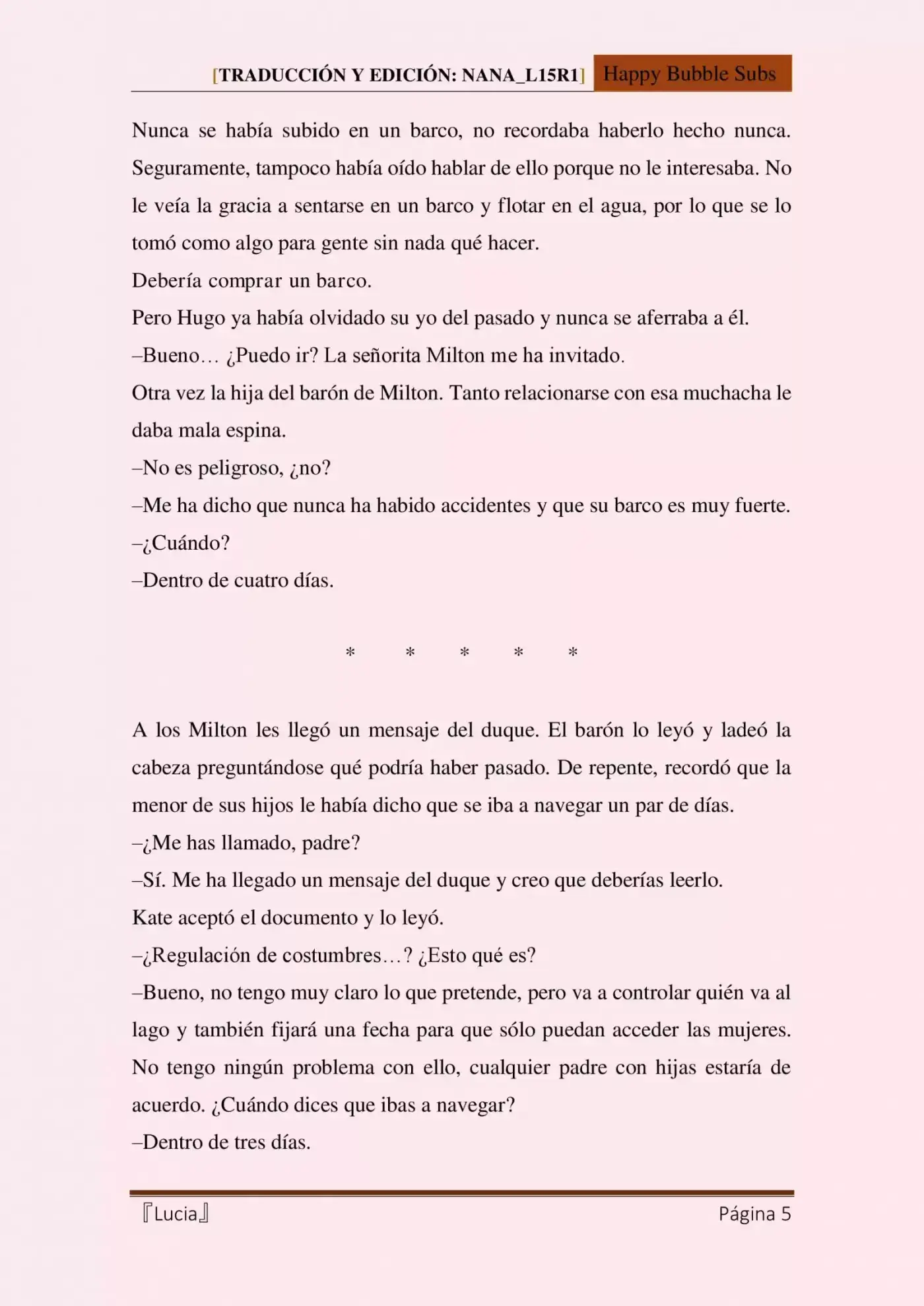 Lucia (Novela) - Capítulo 23 - Página 5 - LectorTMOo