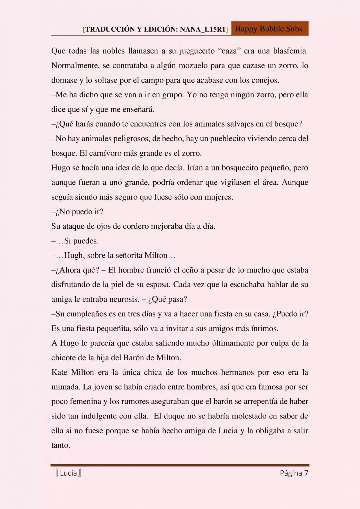 Lucia (Novela) - Capítulo 23 - Página 7 - LectorTMOo