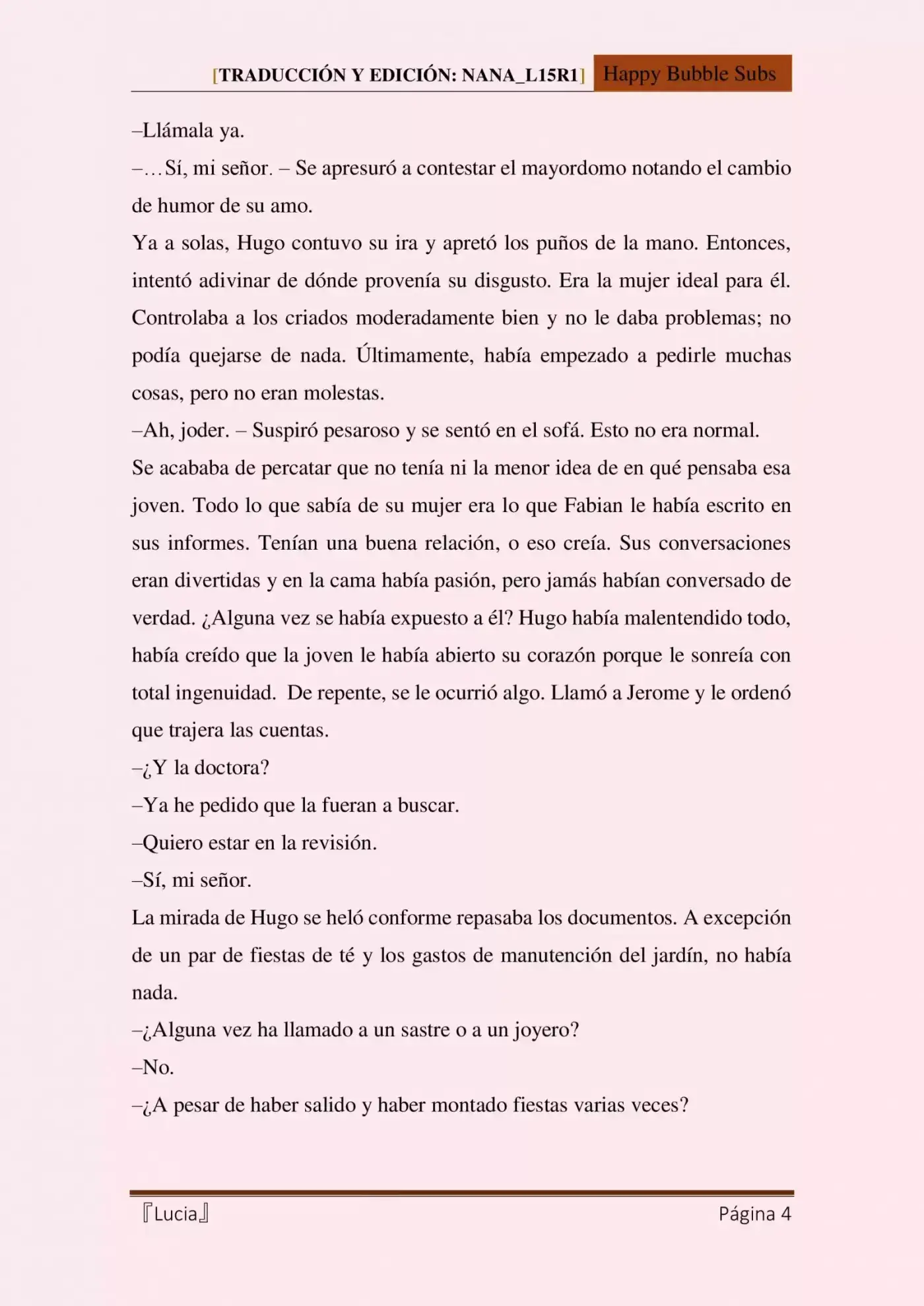 Lucia (Novela) - Capítulo 24 - Página 4 - LectorTMOo