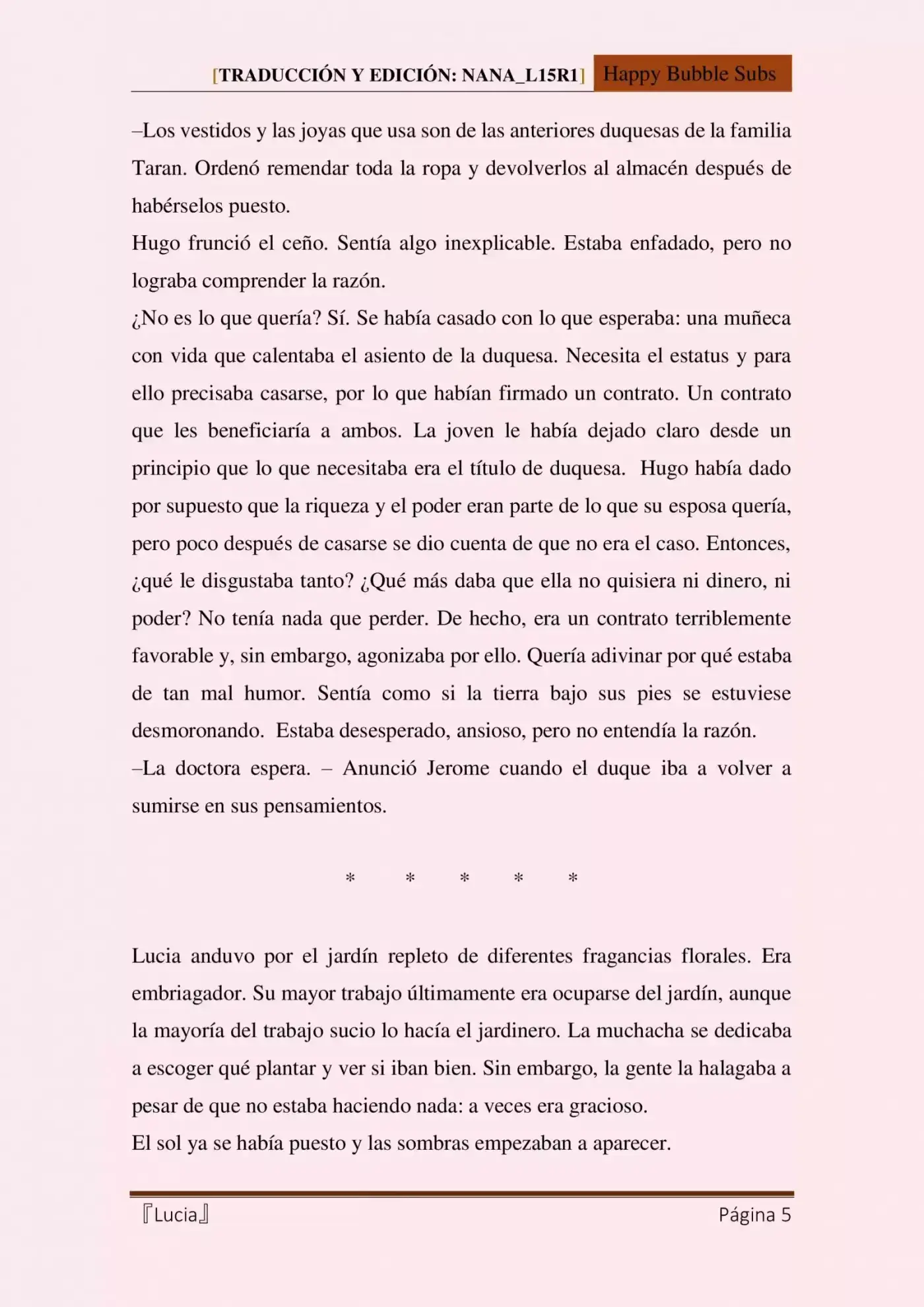 Lucia (Novela) - Capítulo 24 - Página 5 - LectorTMOo