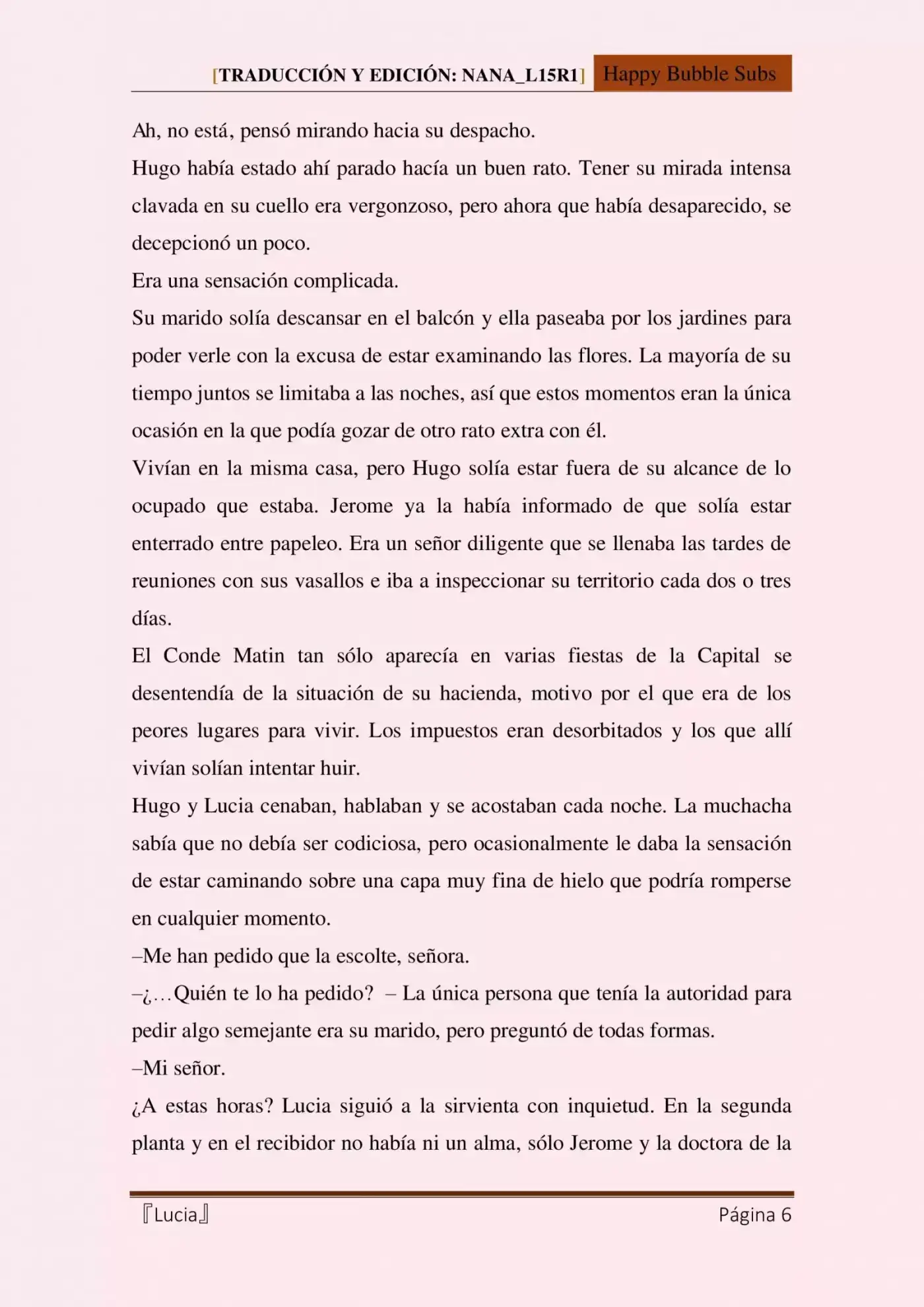 Lucia (Novela) - Capítulo 24 - Página 6 - LectorTMOo