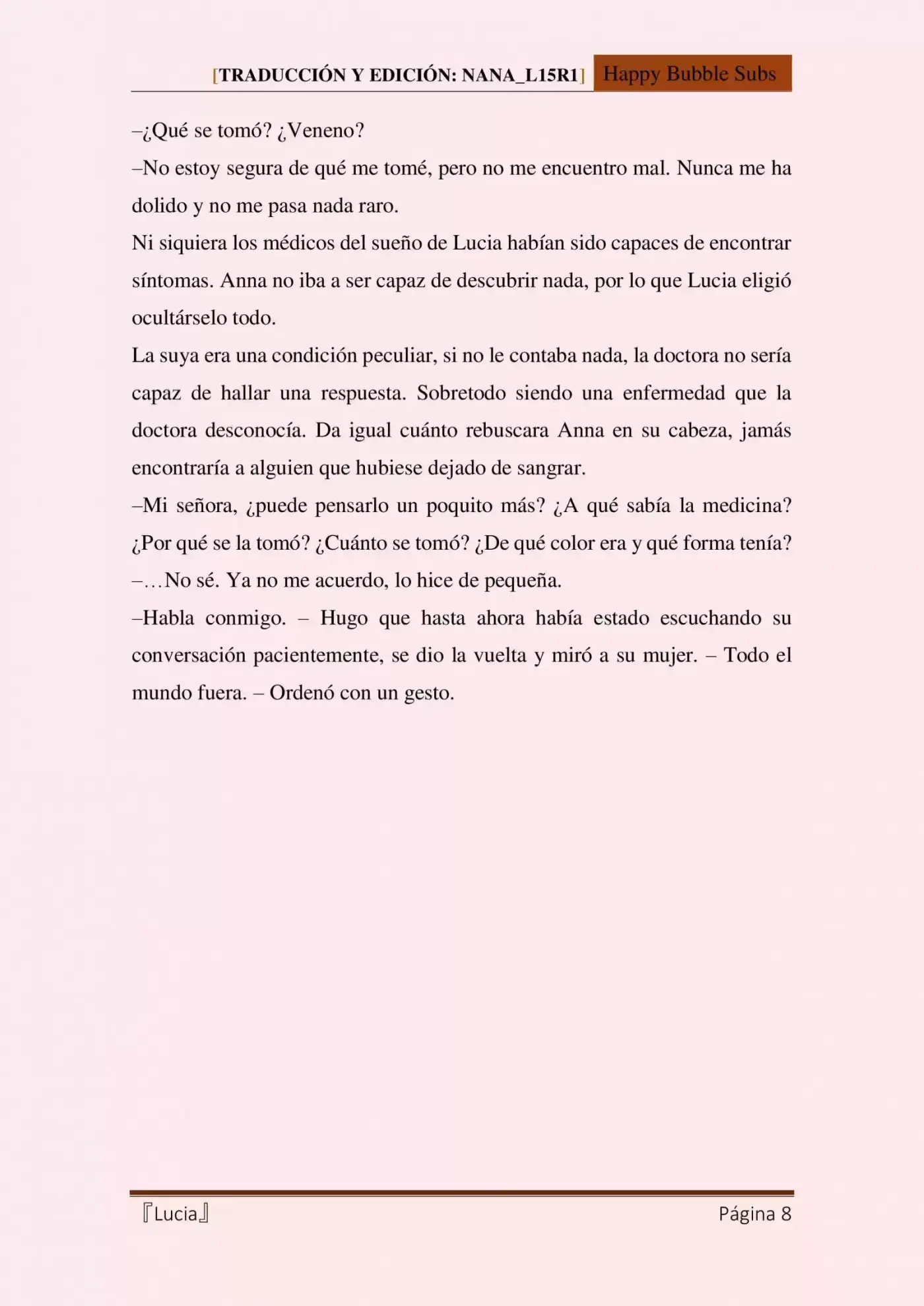 Lucia (Novela) - Capítulo 24 - Página 8 - LectorTMOo