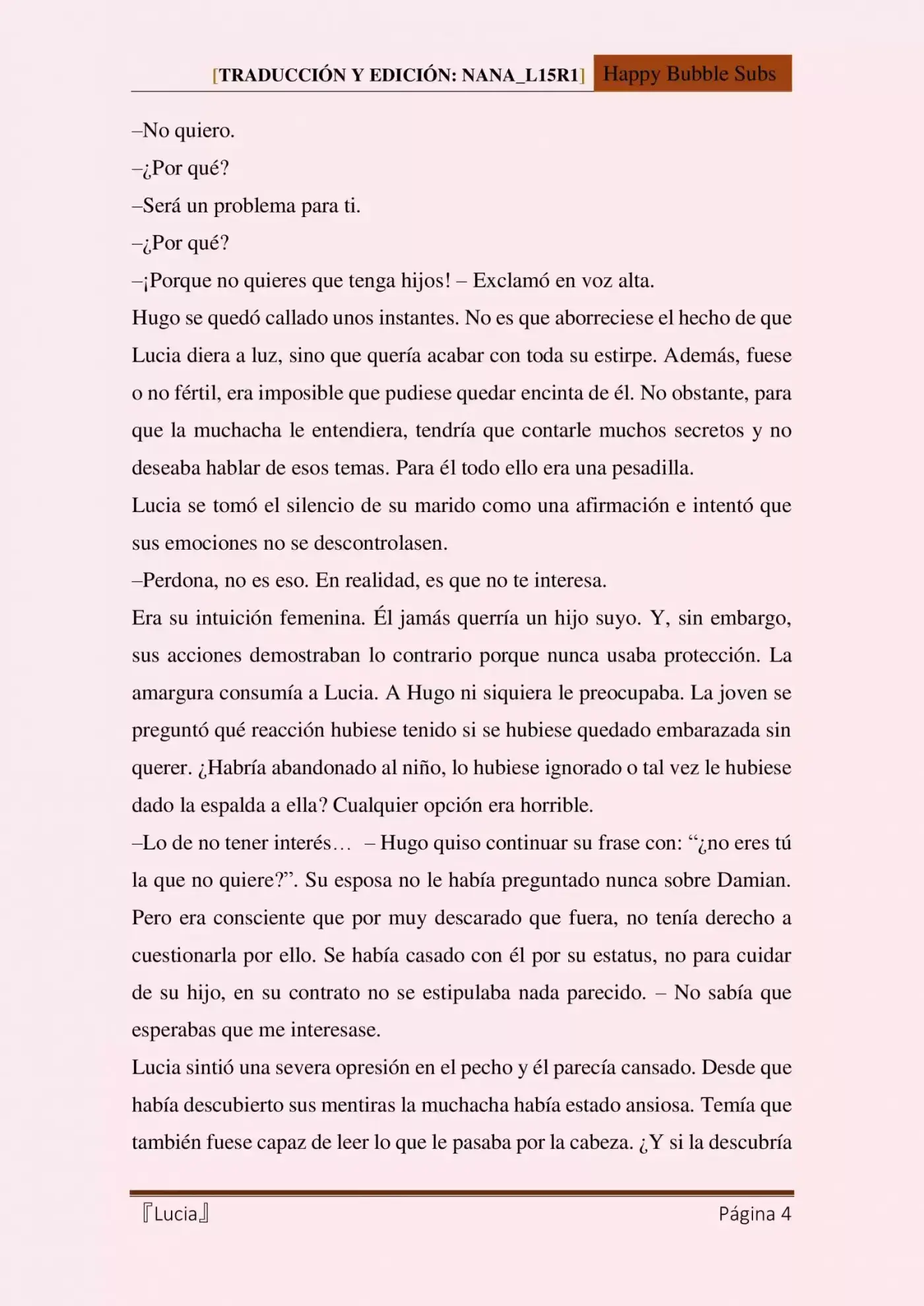 Lucia (Novela) - Capítulo 25 - Página 4 - LectorTMOo