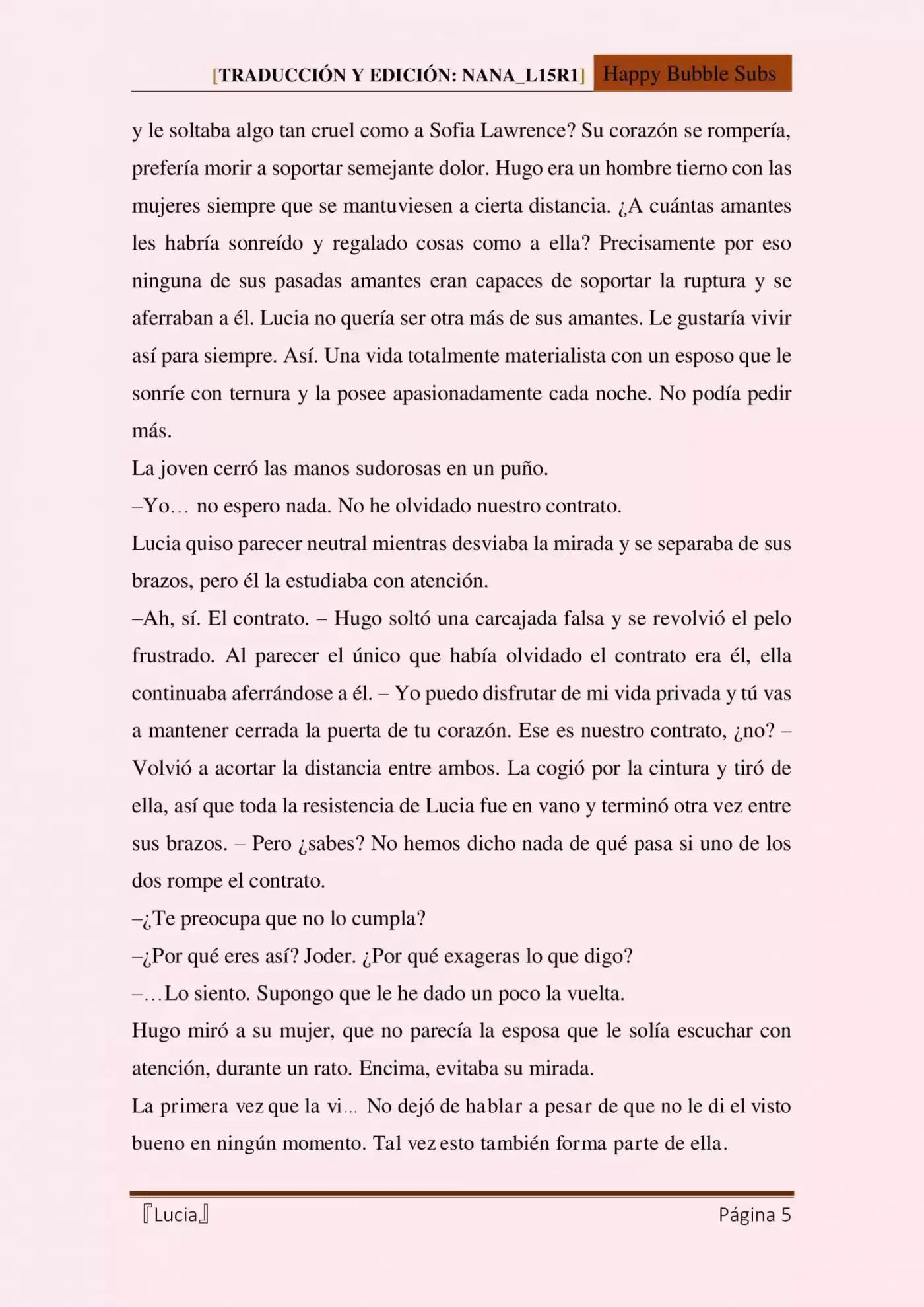 Lucia (Novela) - Capítulo 25 - Página 5 - LectorTMOo