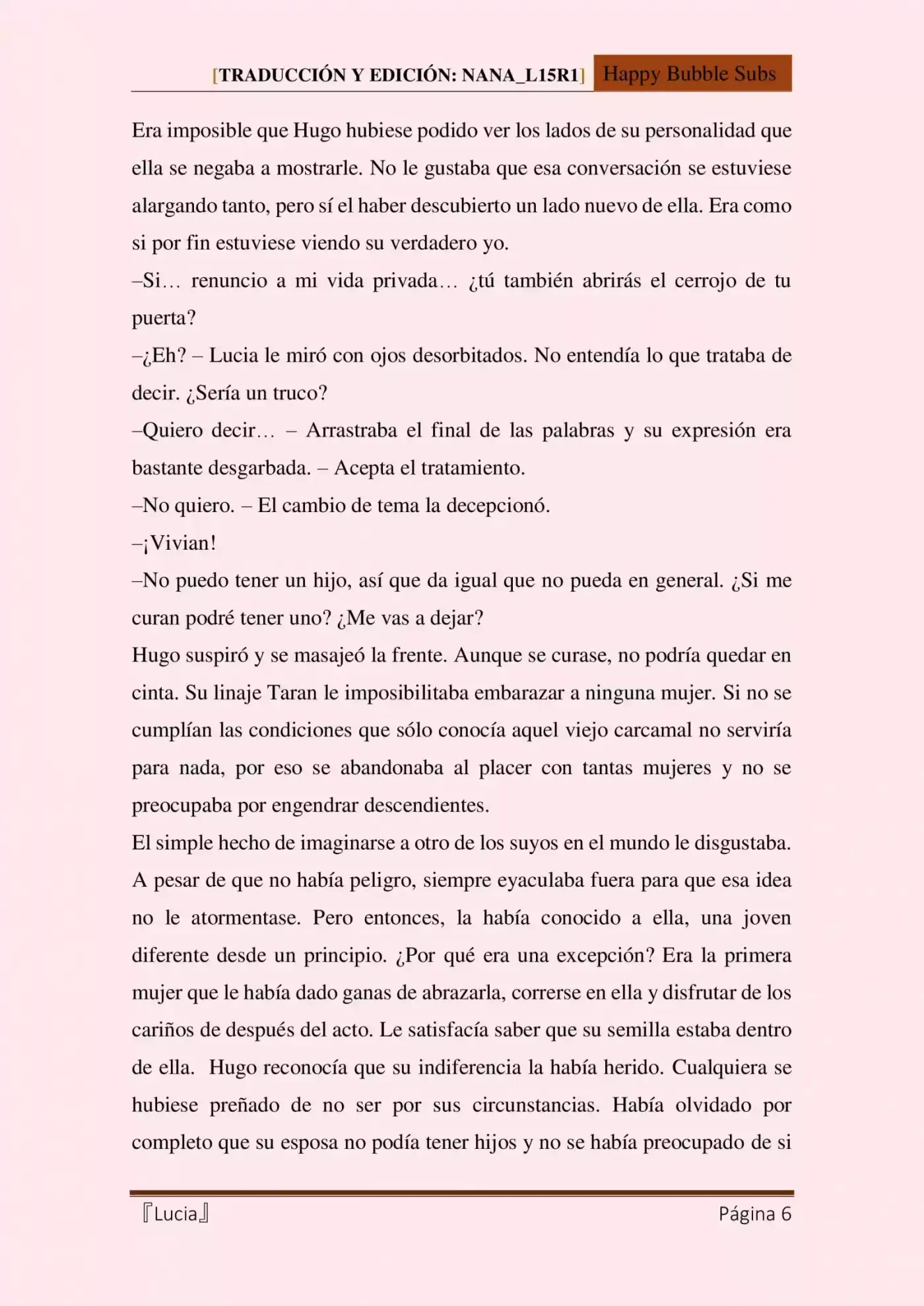 Lucia (Novela) - Capítulo 25 - Página 6 - LectorTMOo
