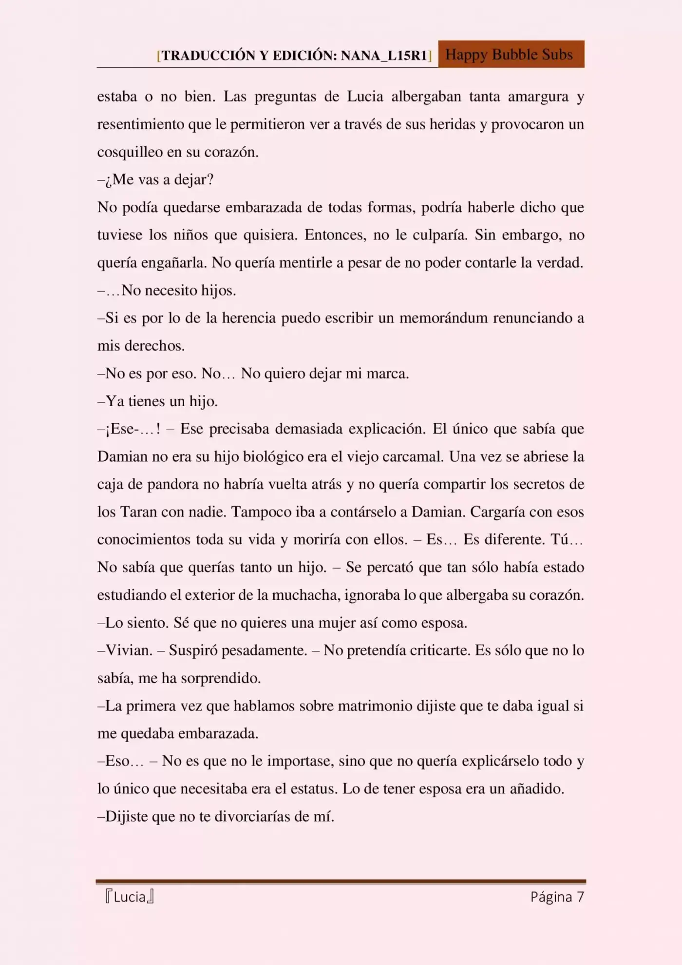 Lucia (Novela) - Capítulo 25 - Página 7 - LectorTMOo
