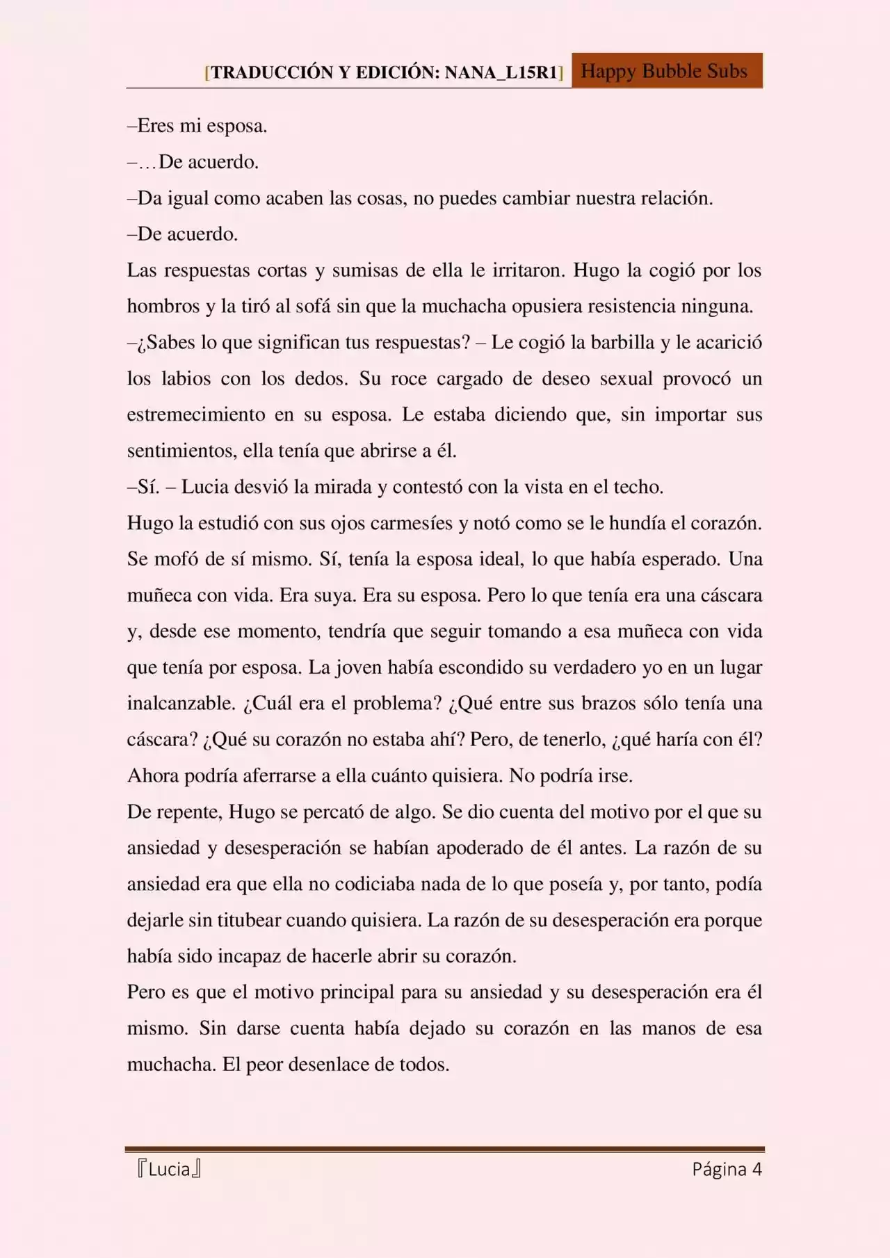 Lucia (Novela) - Capítulo 26 - Página 4 - LectorTMOo