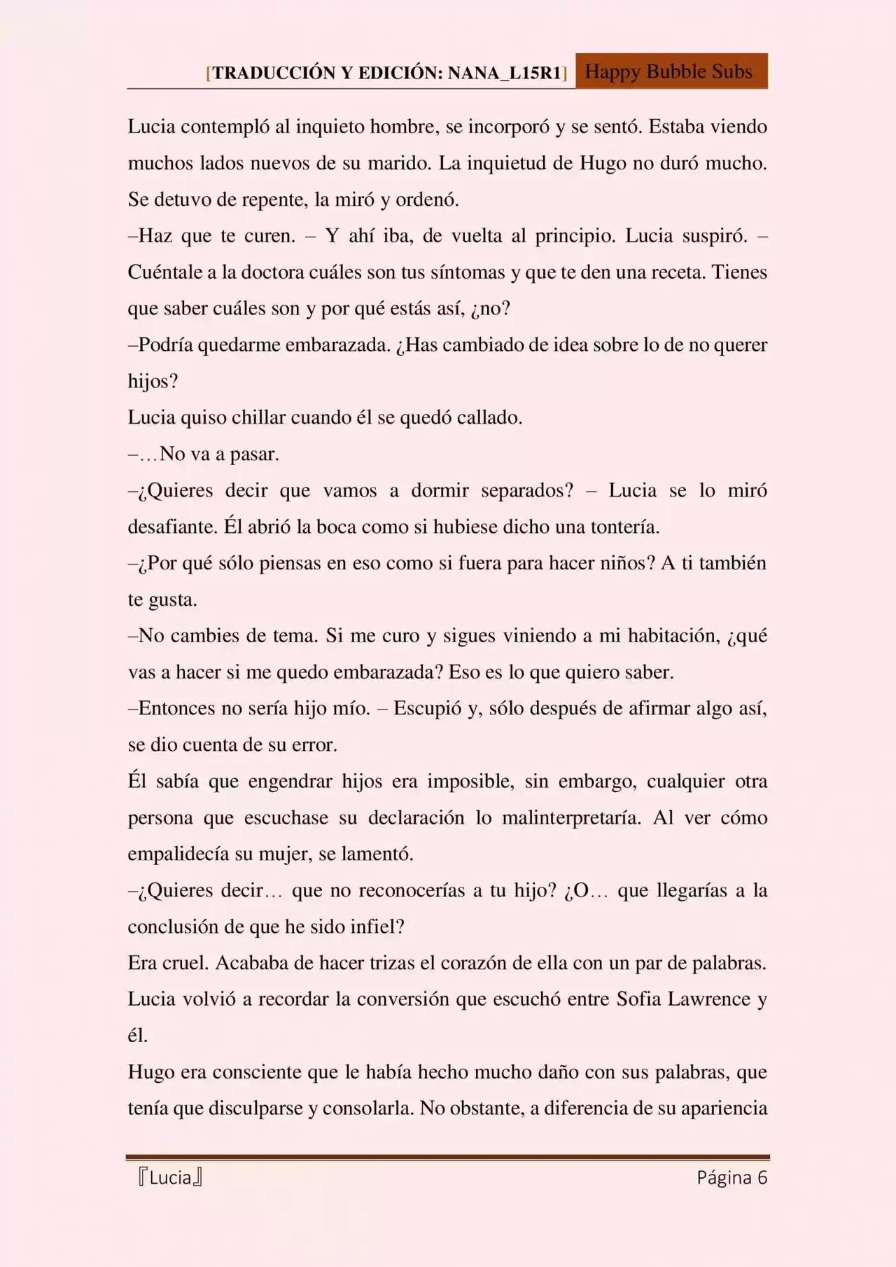 Lucia (Novela) - Capítulo 26 - Página 6 - LectorTMOo