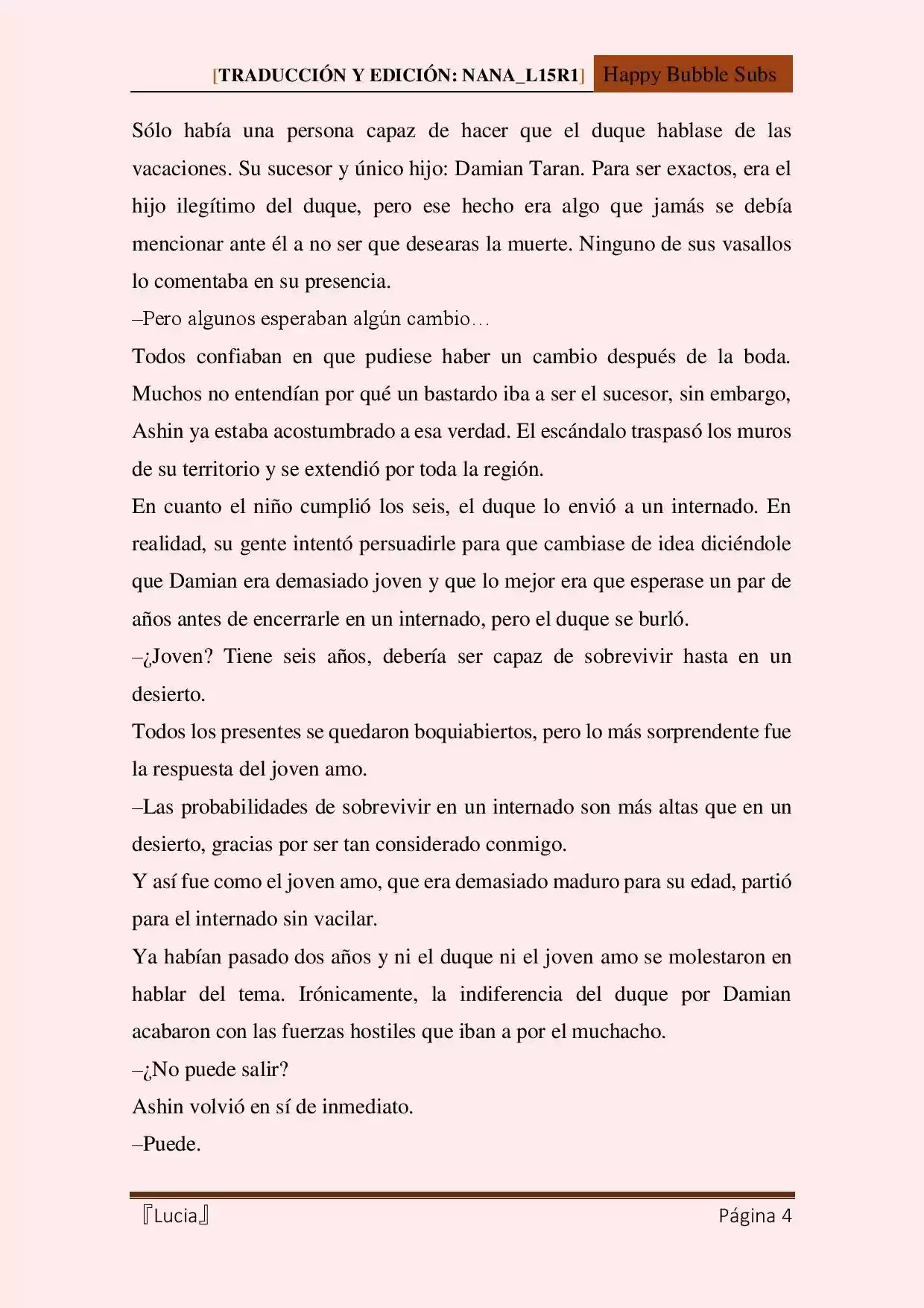 Lucia (Novela) - Capítulo 27 - Página 4 - LectorTMOo