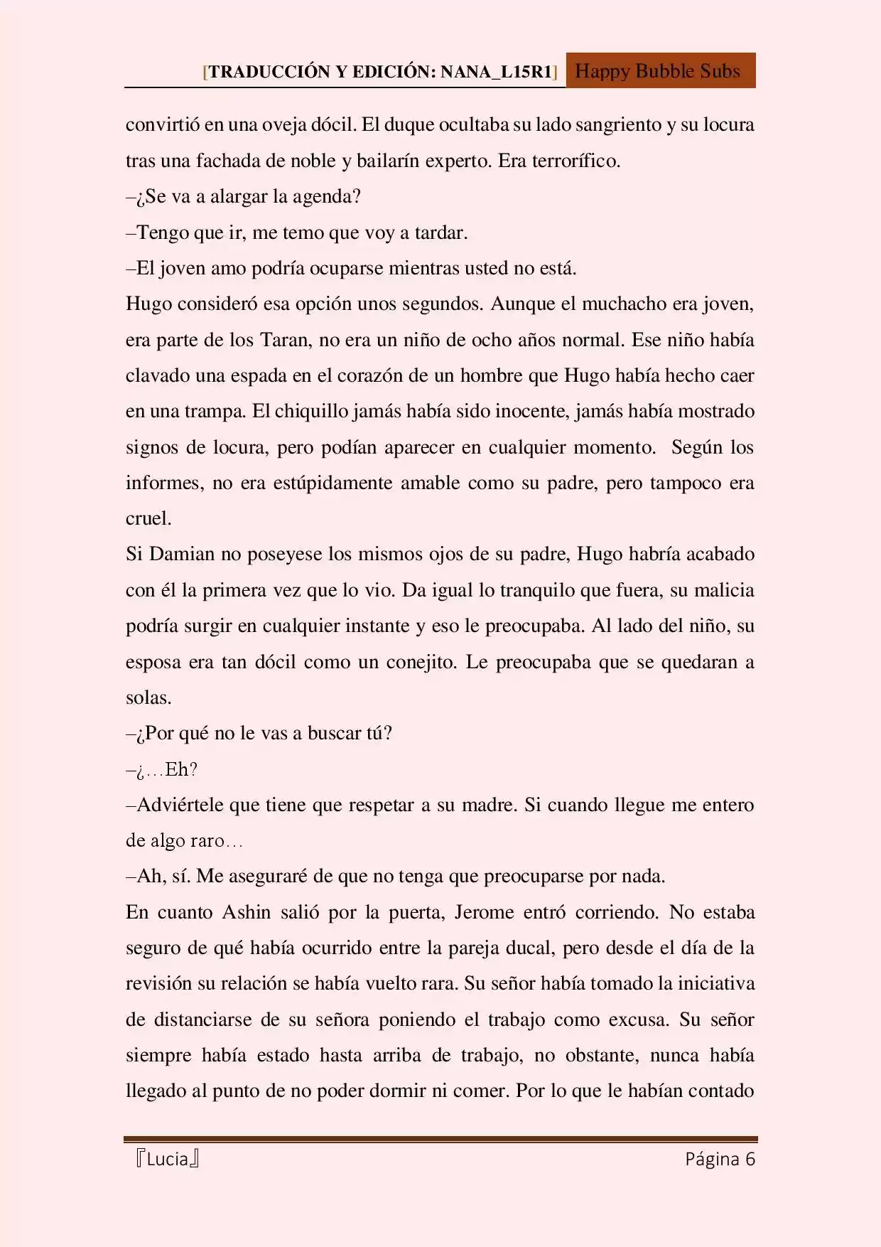 Lucia (Novela) - Capítulo 27 - Página 6 - LectorTMOo