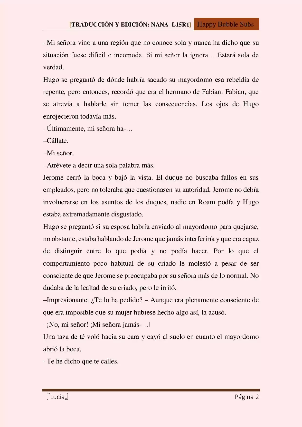 Lucia (Novela) - Capítulo 28 - Página 2 - LectorTMOo