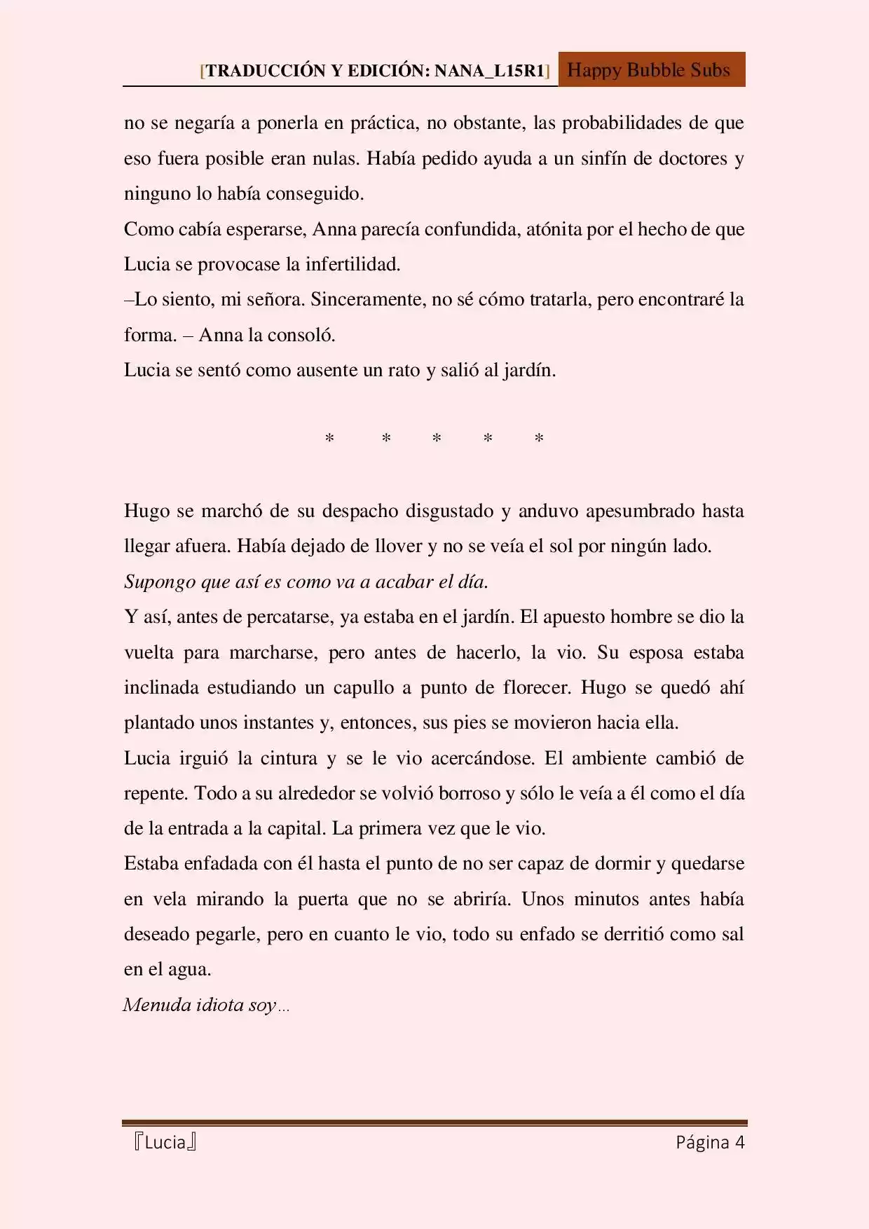 Lucia (Novela) - Capítulo 28 - Página 4 - LectorTMOo