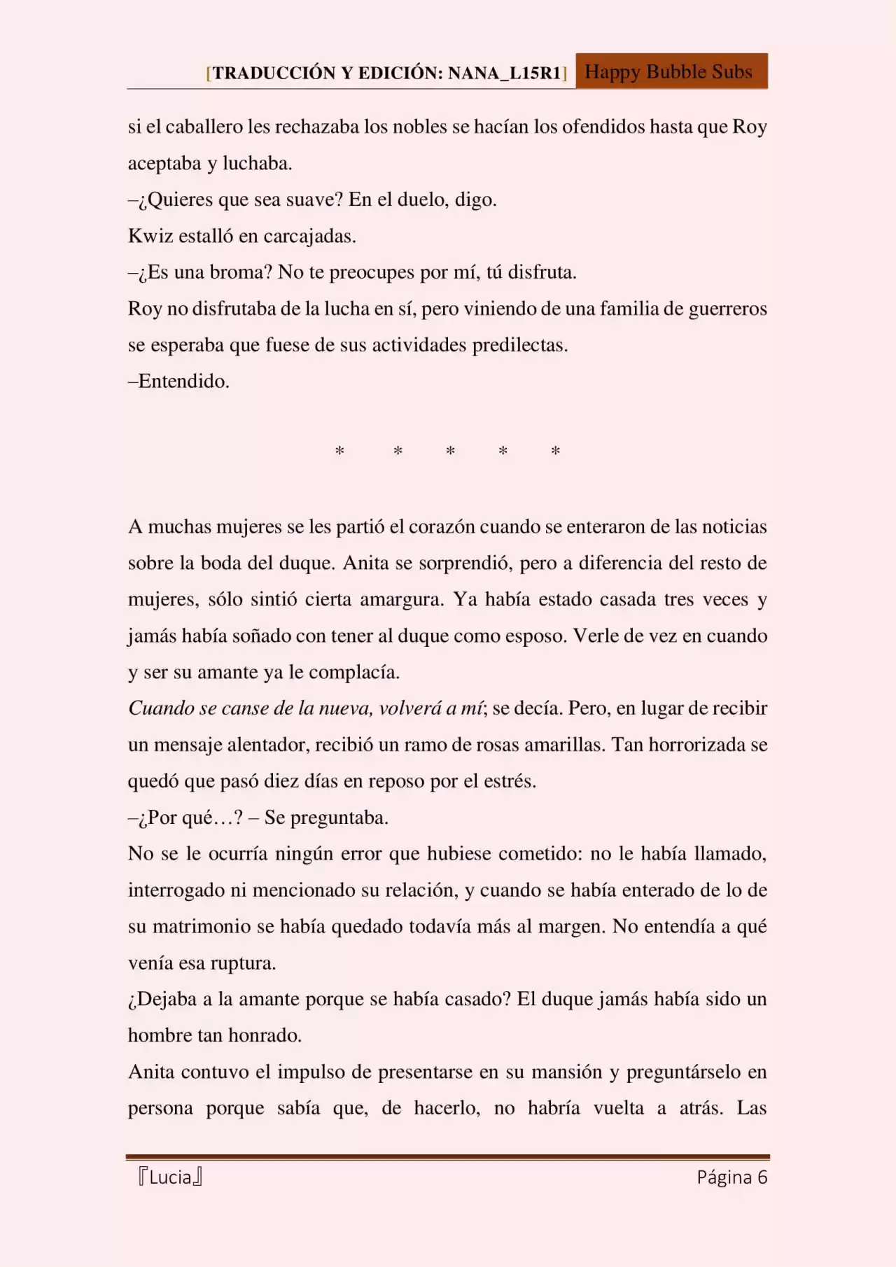 Lucia (Novela) - Capítulo 29 - Página 6 - LectorTMOo