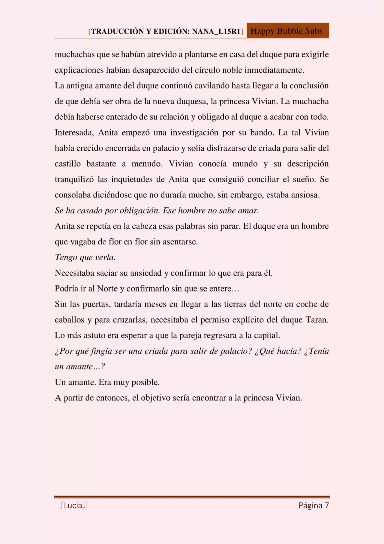 Lucia (Novela) - Capítulo 29 - Página 7 - LectorTMOo