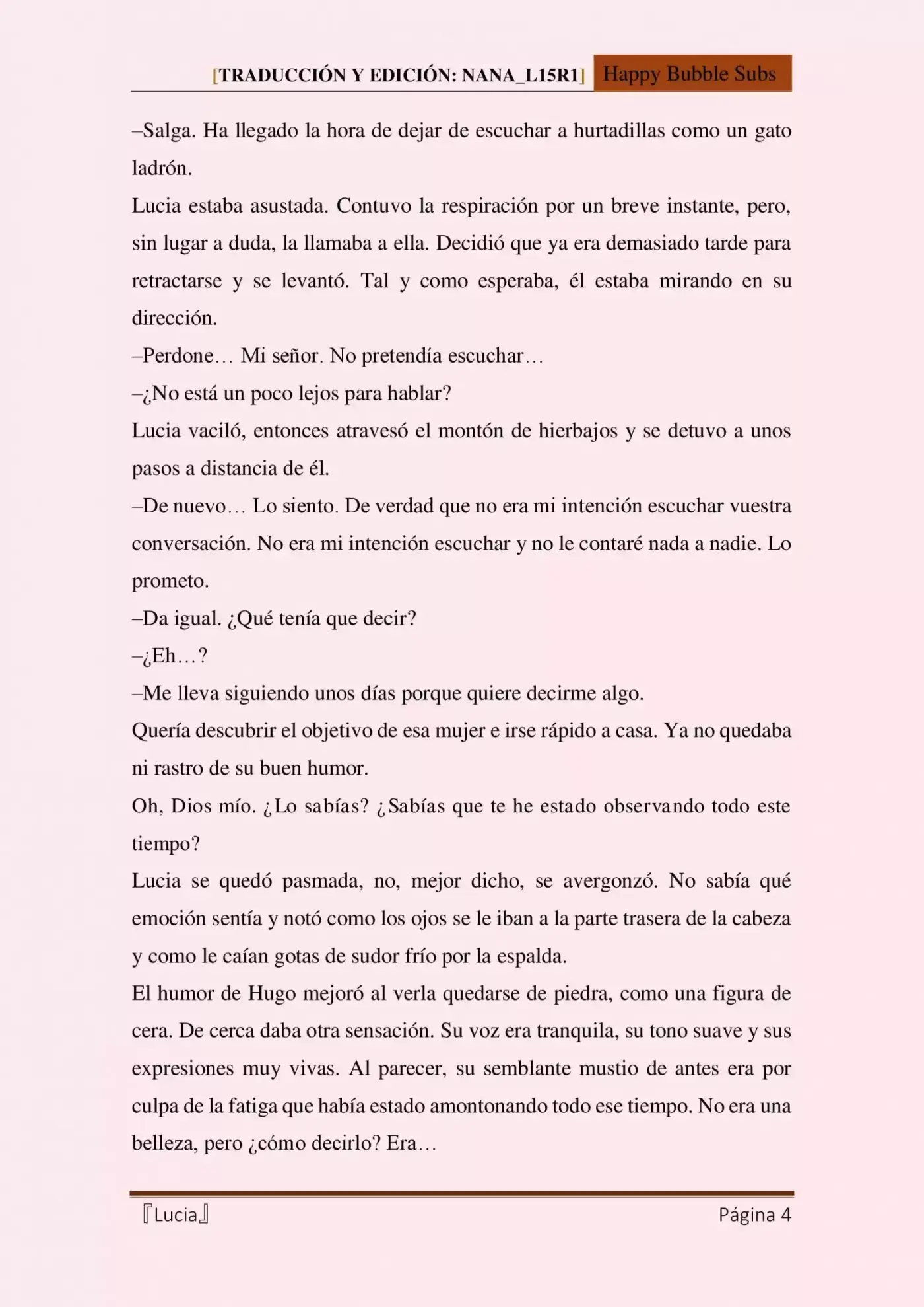 Lucia (Novela) - Capítulo 3 - Página 4 - LectorTMOo