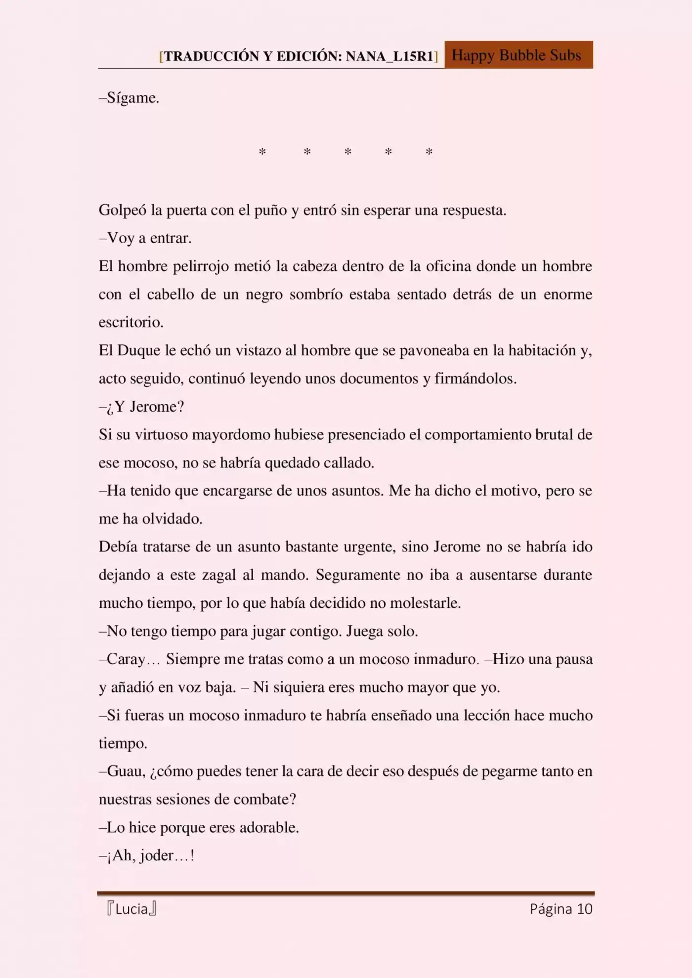 Lucia (Novela) - Capítulo 3 - Página 10 - LectorTMOo