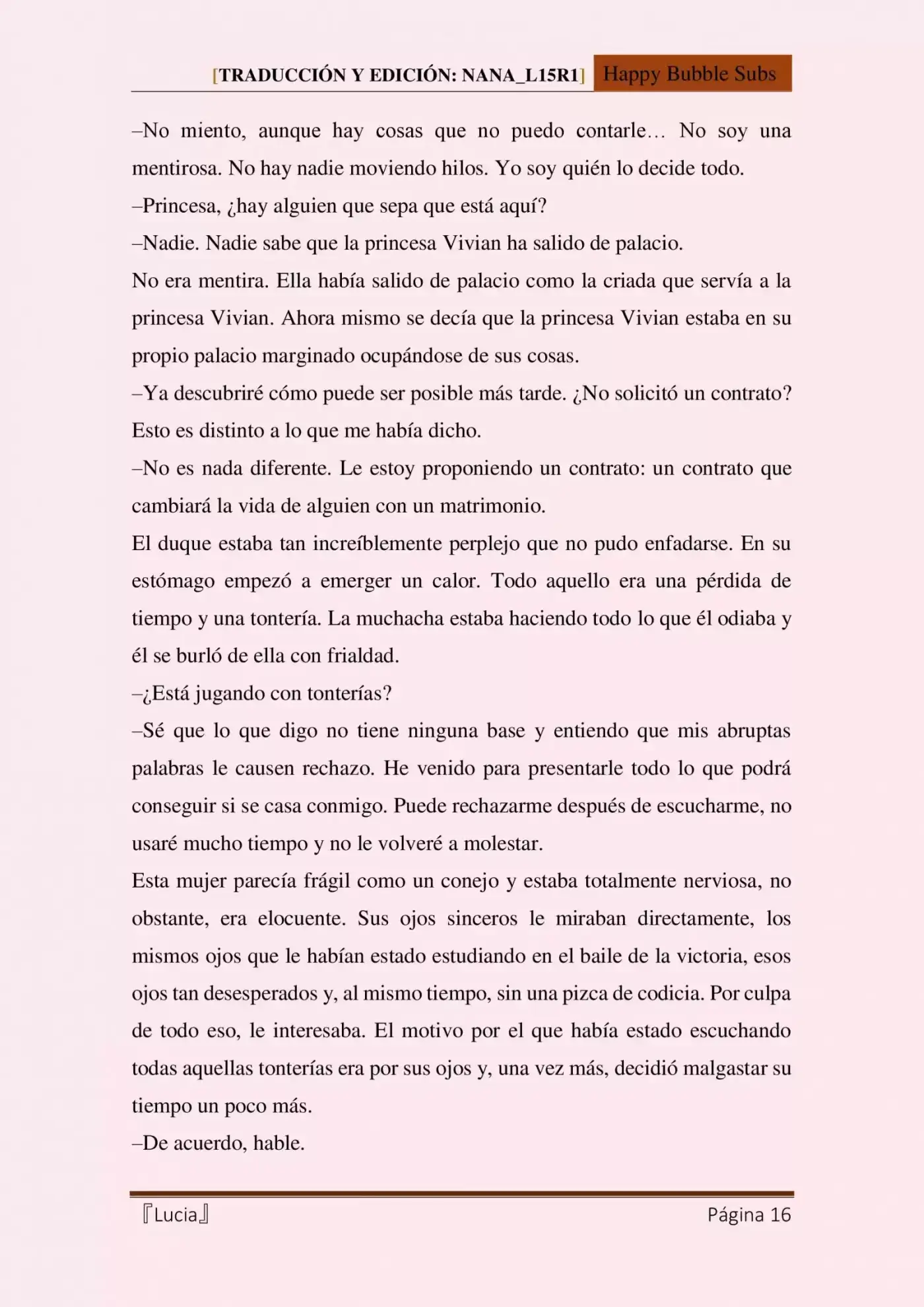 Lucia (Novela) - Capítulo 3 - Página 16 - LectorTMOo