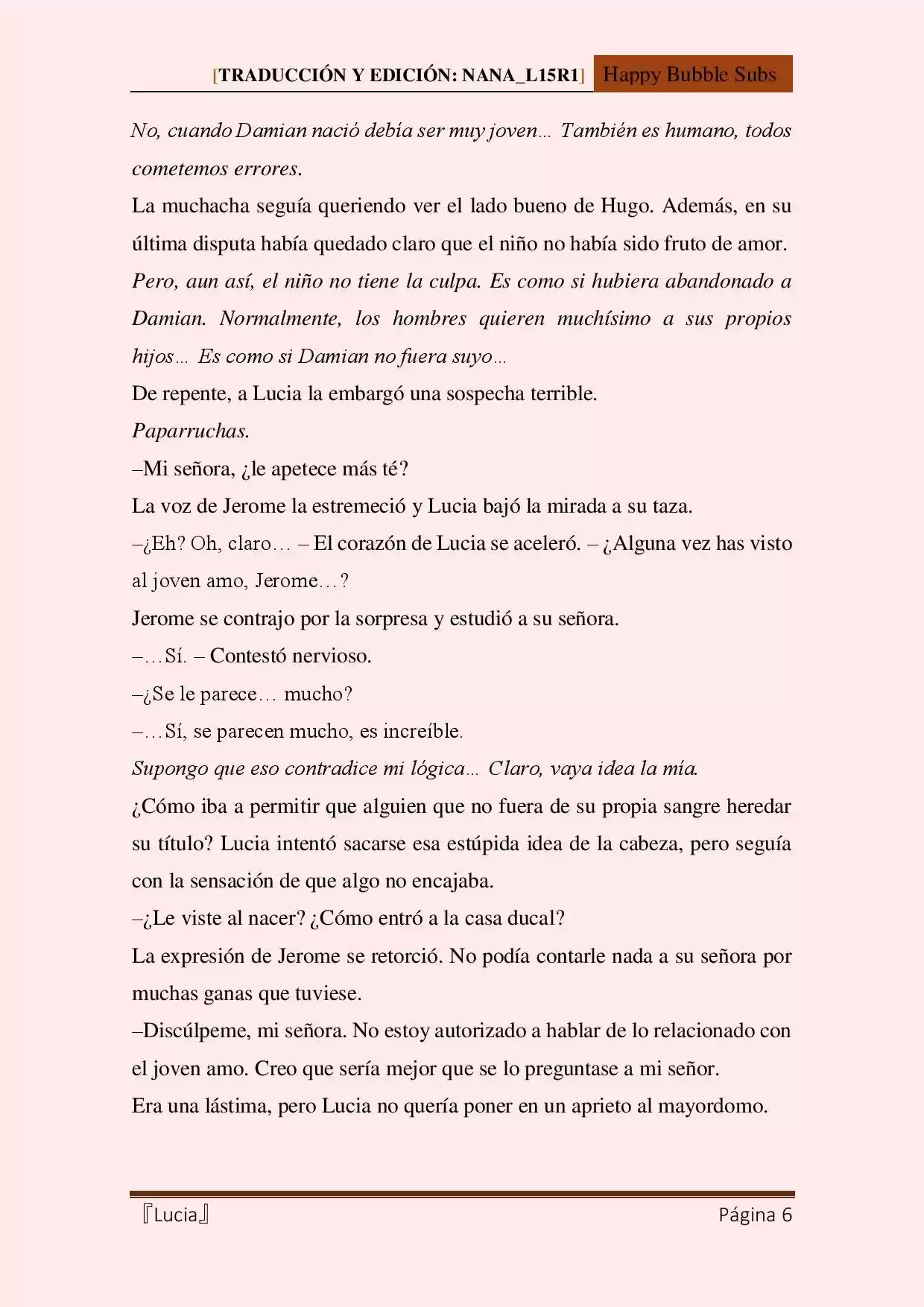 Lucia (Novela) - Capítulo 30 - Página 6 - LectorTMOo