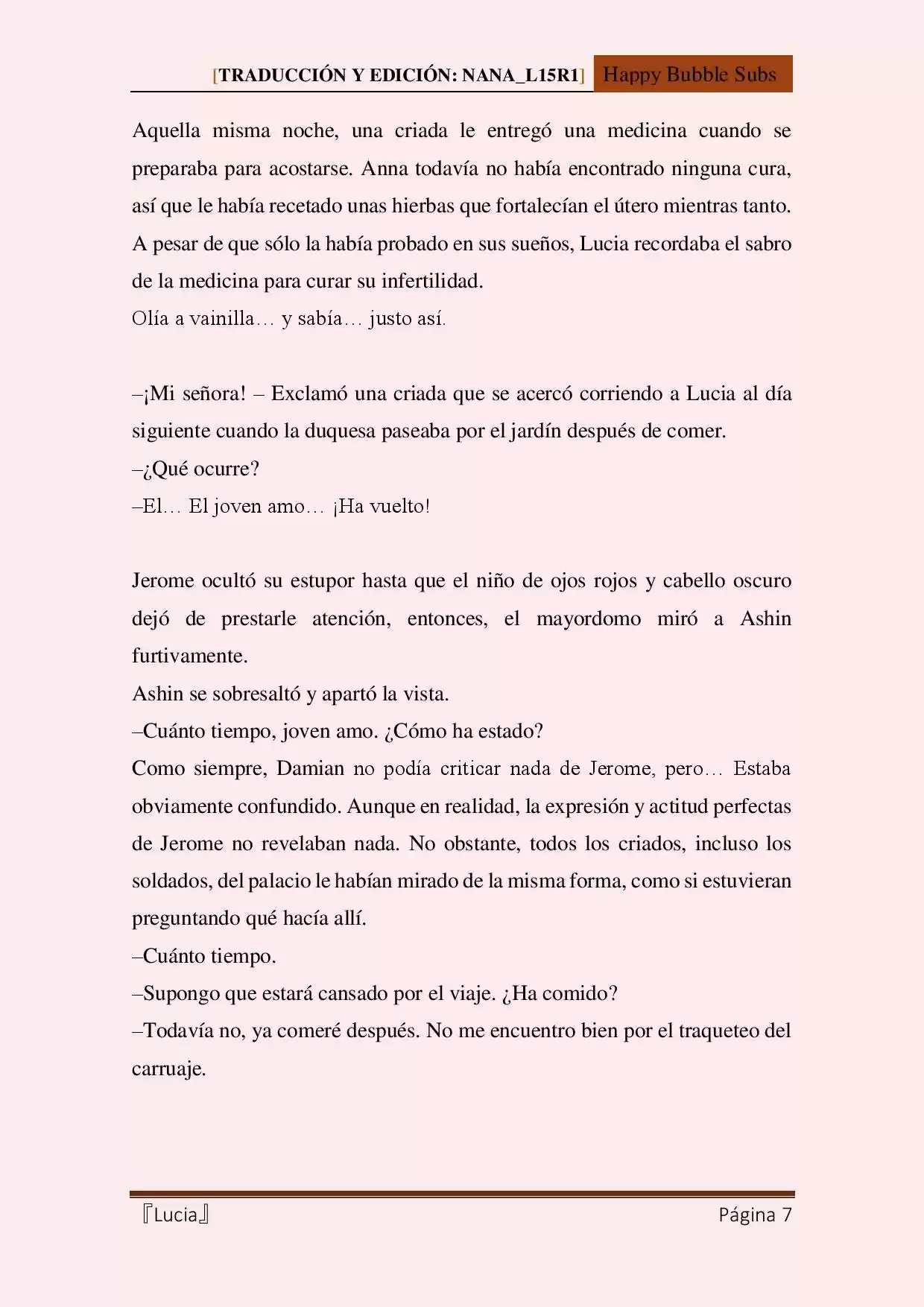 Lucia (Novela) - Capítulo 30 - Página 7 - LectorTMOo