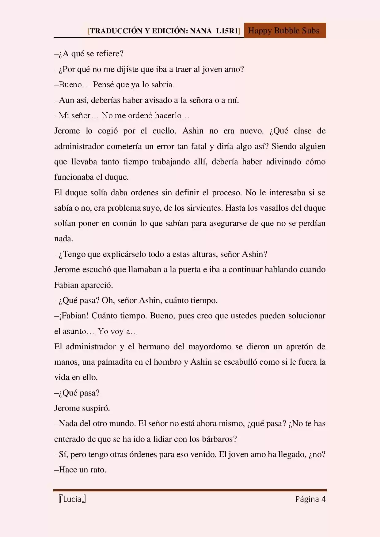 Lucia (Novela) - Capítulo 31 - Página 4 - LectorTMOo
