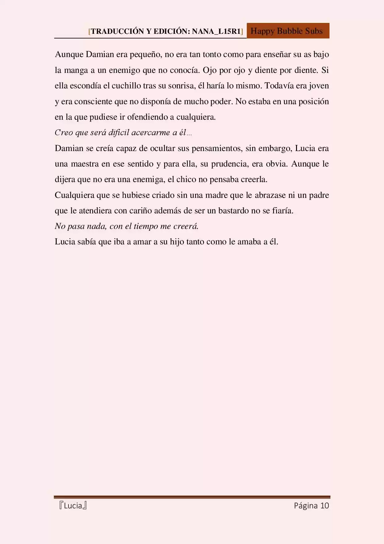 Lucia (Novela) - Capítulo 31 - Página 10 - LectorTMOo