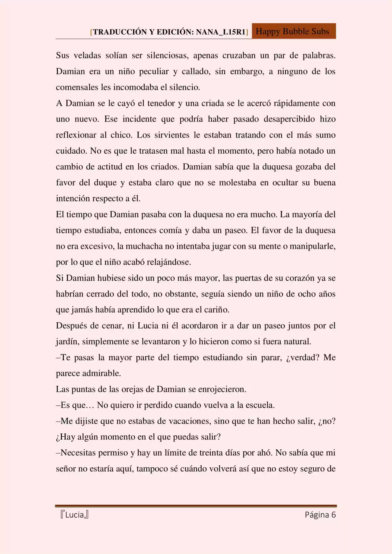 Lucia (Novela) - Capítulo 32 - Página 6 - LectorTMOo