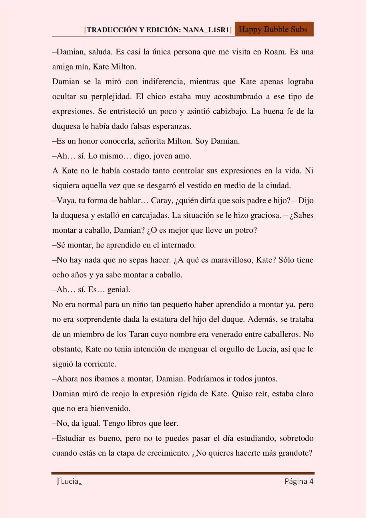 Lucia (Novela) - Capítulo 33 - Página 4 - LectorTMOo