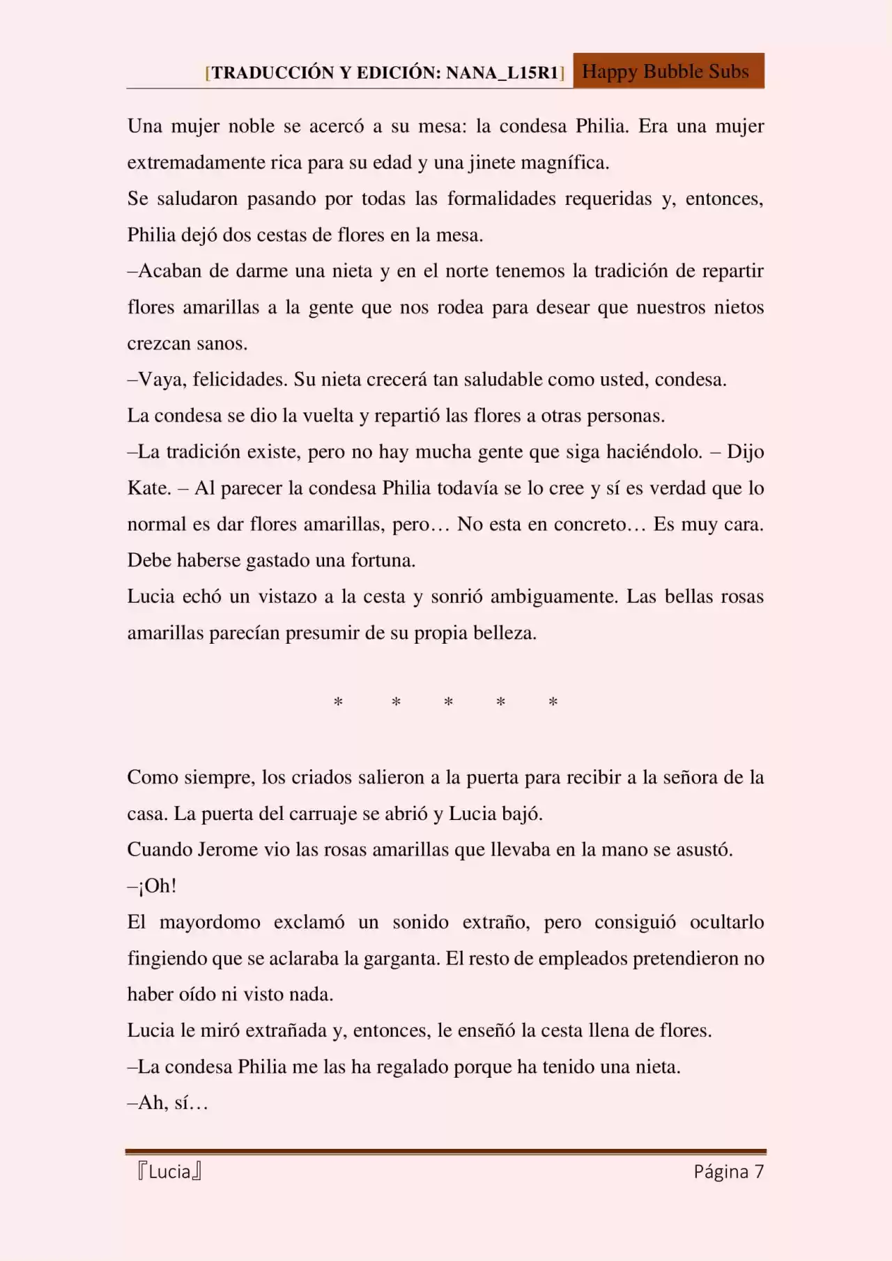 Lucia (Novela) - Capítulo 33 - Página 7 - LectorTMOo