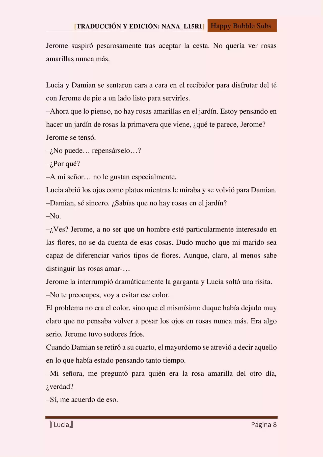 Lucia (Novela) - Capítulo 33 - Página 8 - LectorTMOo