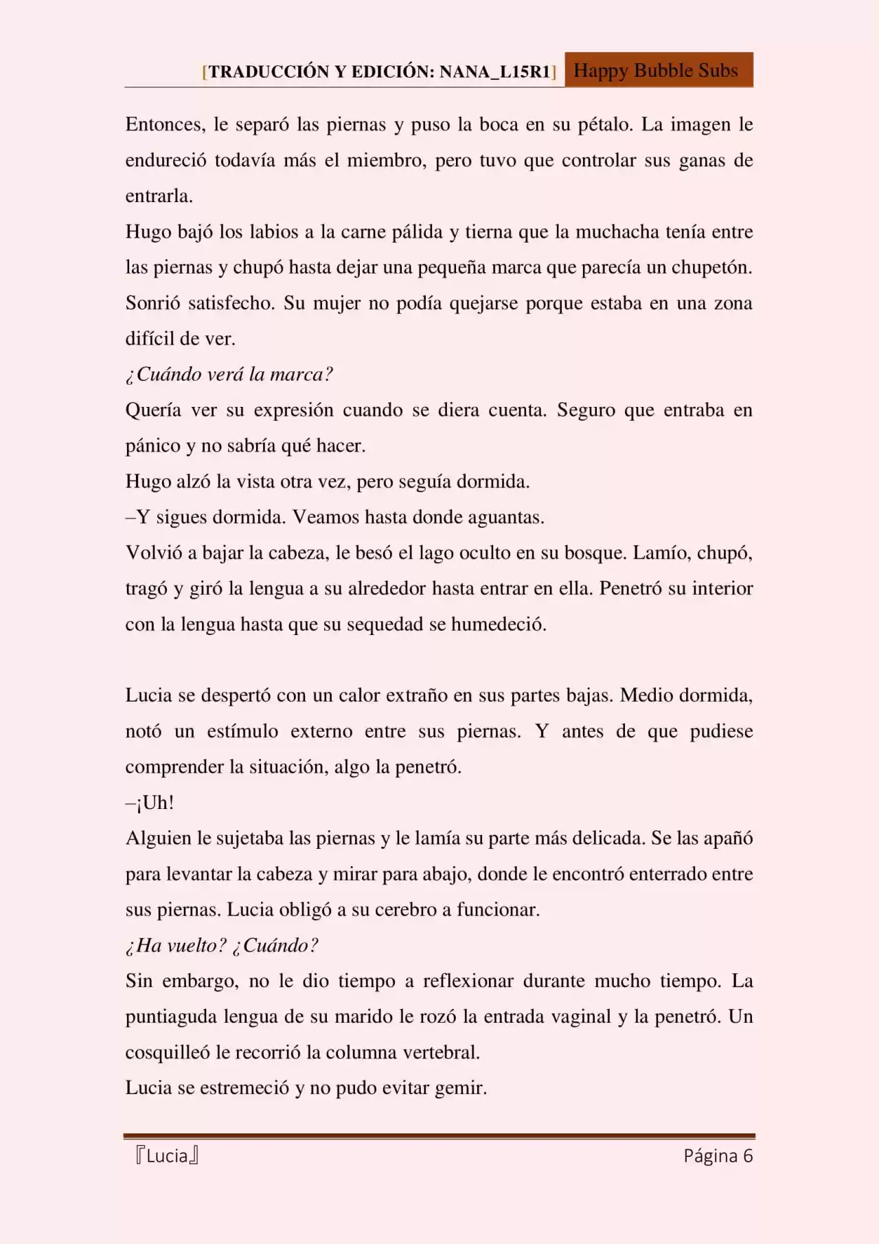 Lucia (Novela) - Capítulo 34 - Página 6 - LectorTMOo