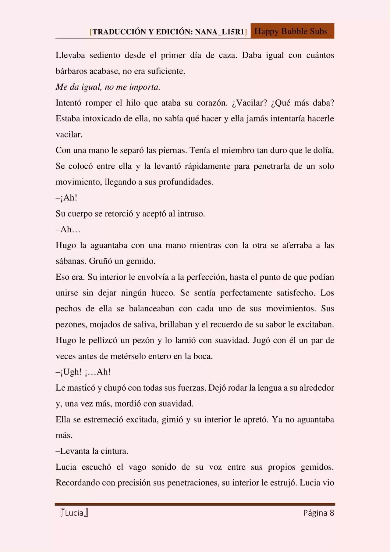 Lucia (Novela) - Capítulo 34 - Página 8 - LectorTMOo