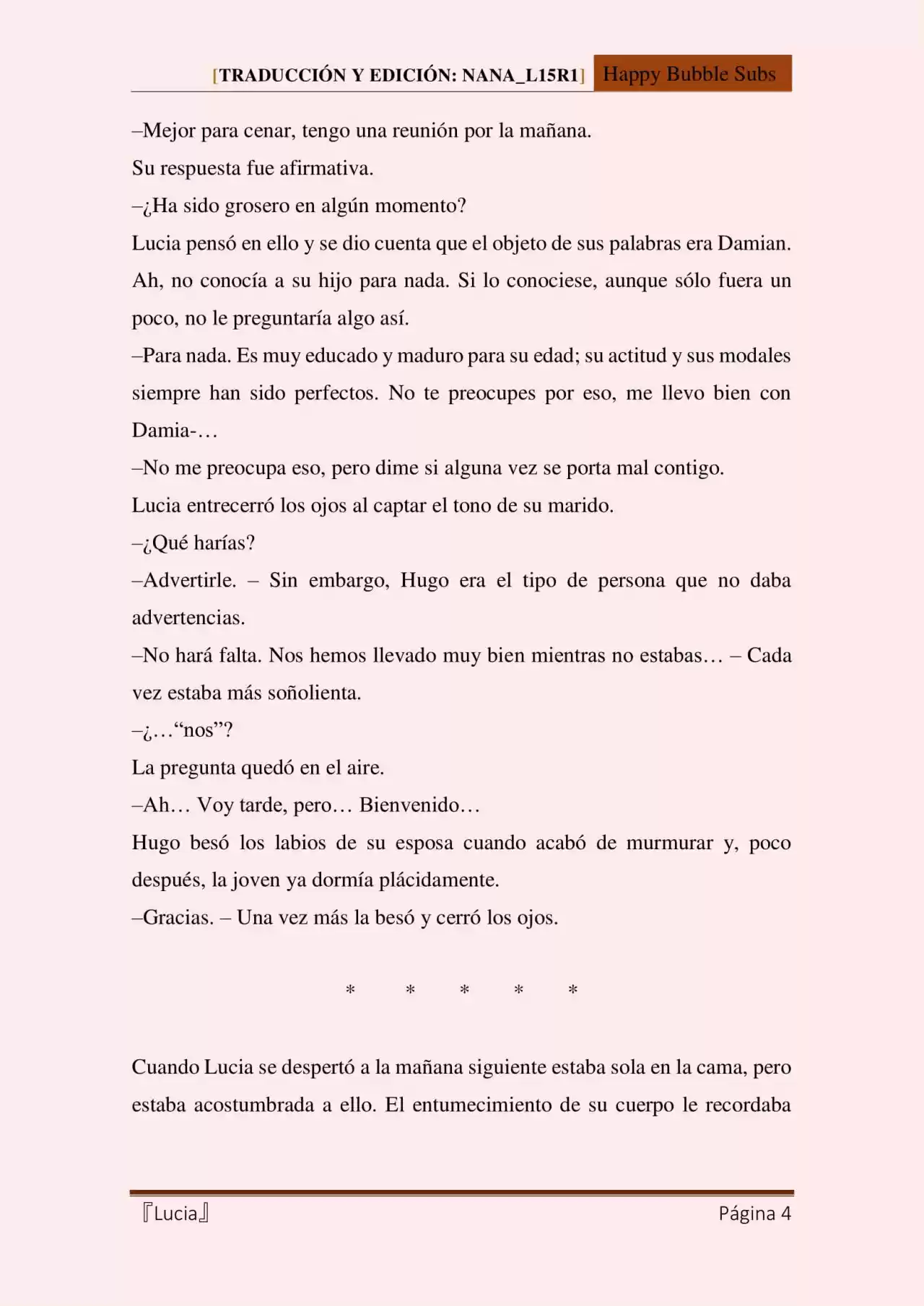 Lucia (Novela) - Capítulo 35 - Página 4 - LectorTMOo
